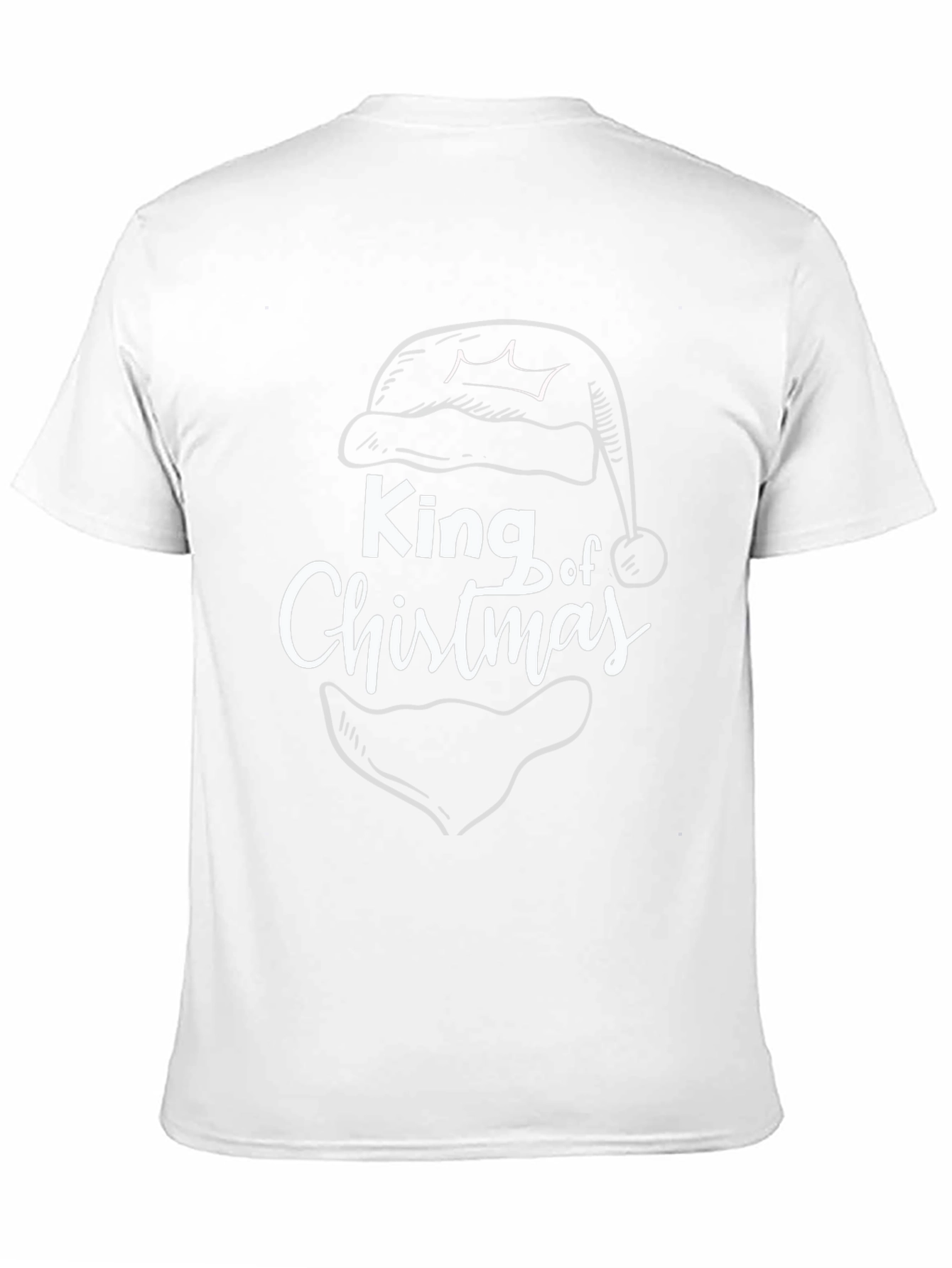 King of Christmas Black Graphic Tee