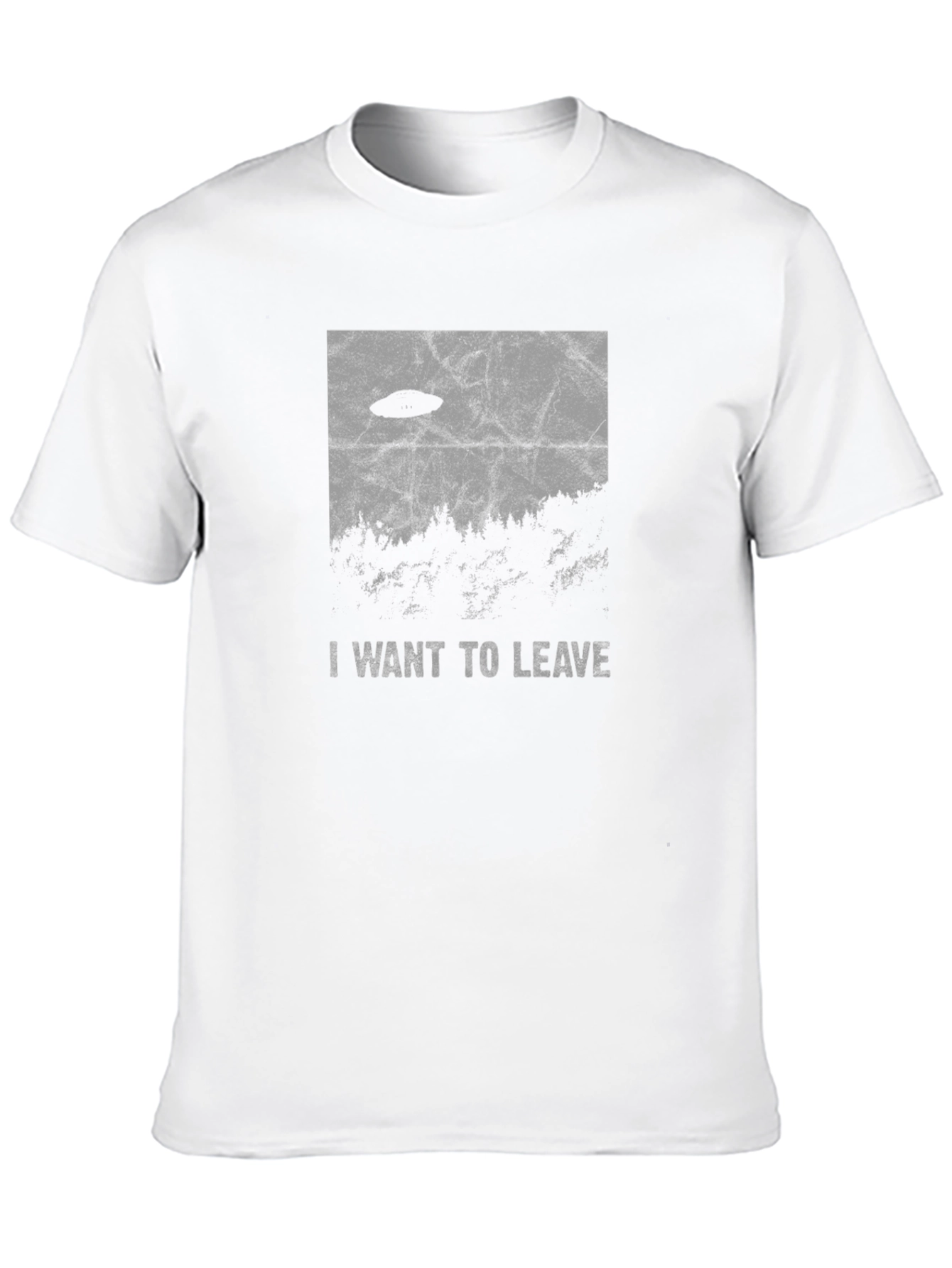 I Want To Leave UFO Graphic T-Shirt