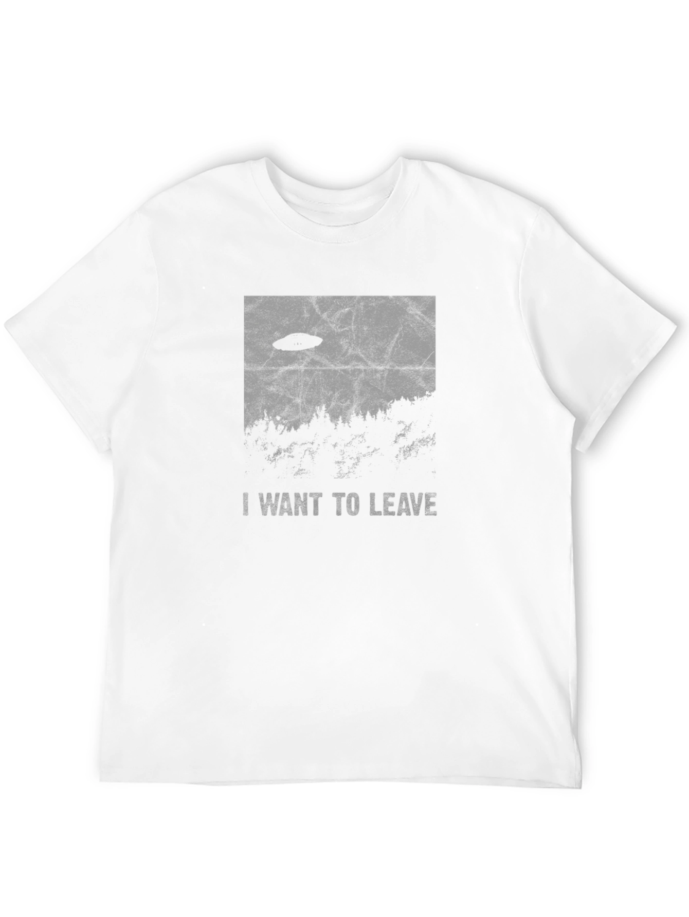 I Want To Leave UFO Graphic T-Shirt