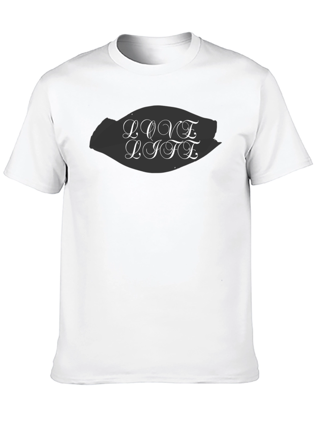 Love Life Graphic Tee - Stylish Cotton Comfort