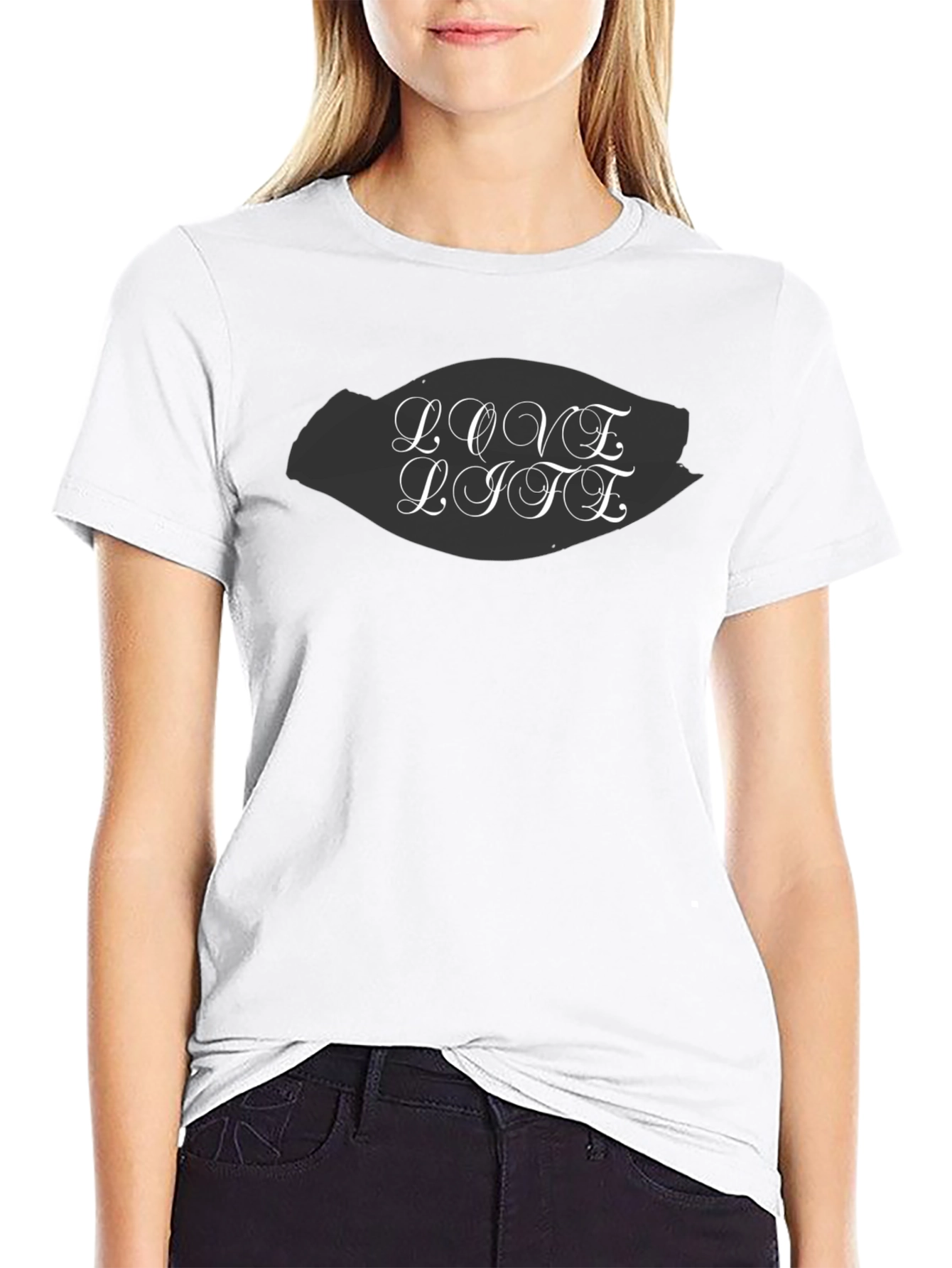 Love Life Graphic Tee - Stylish Cotton Comfort