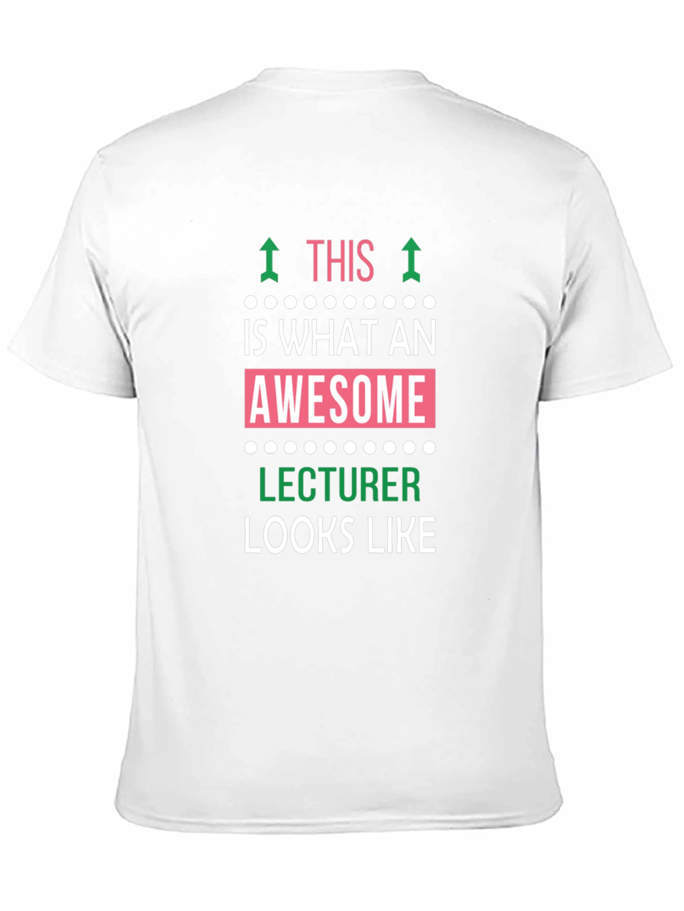 Awesome Lecturer Graphic Tee - Black Casual Shirt
