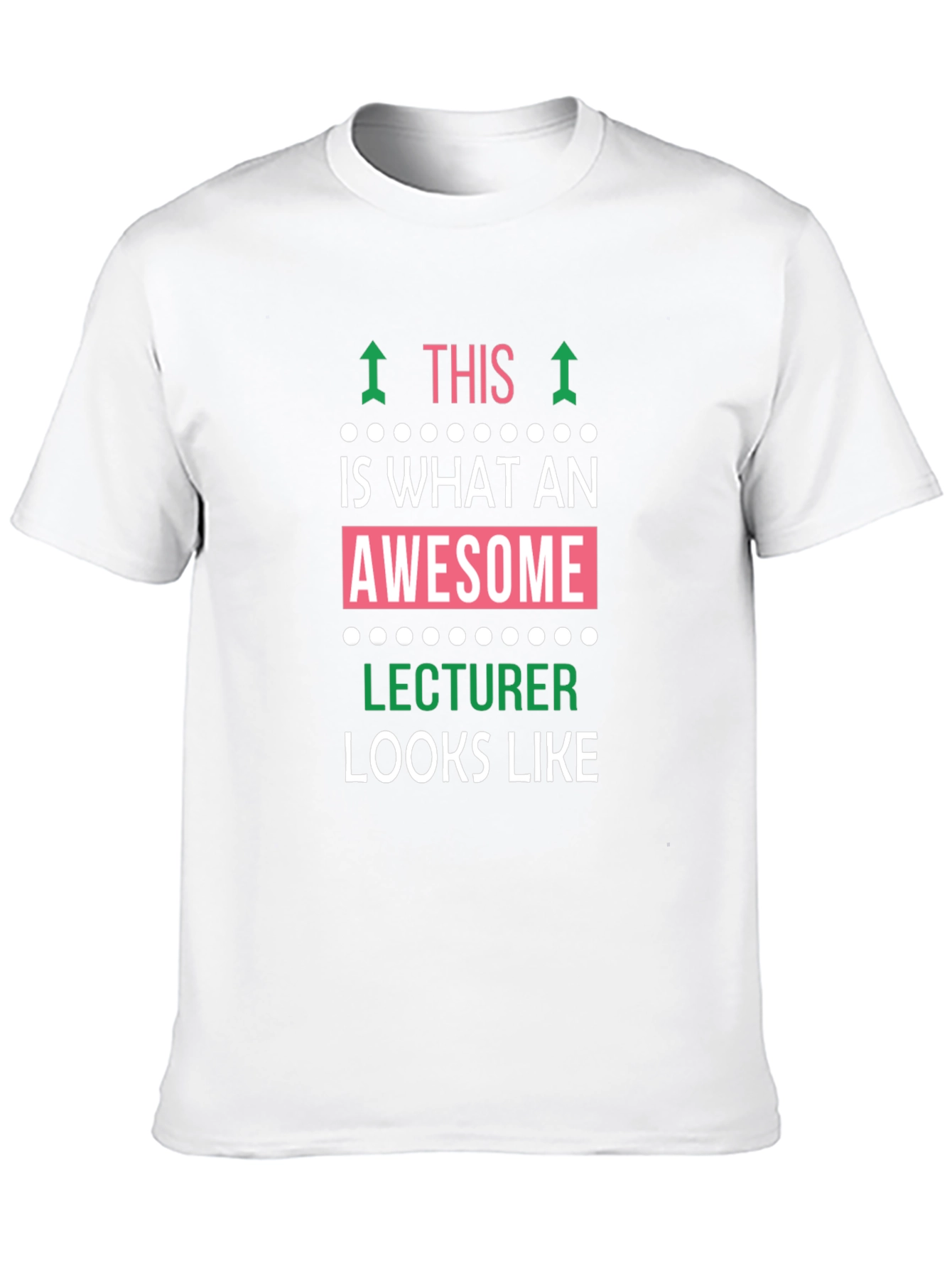 Awesome Lecturer Graphic Tee - Black Casual Shirt