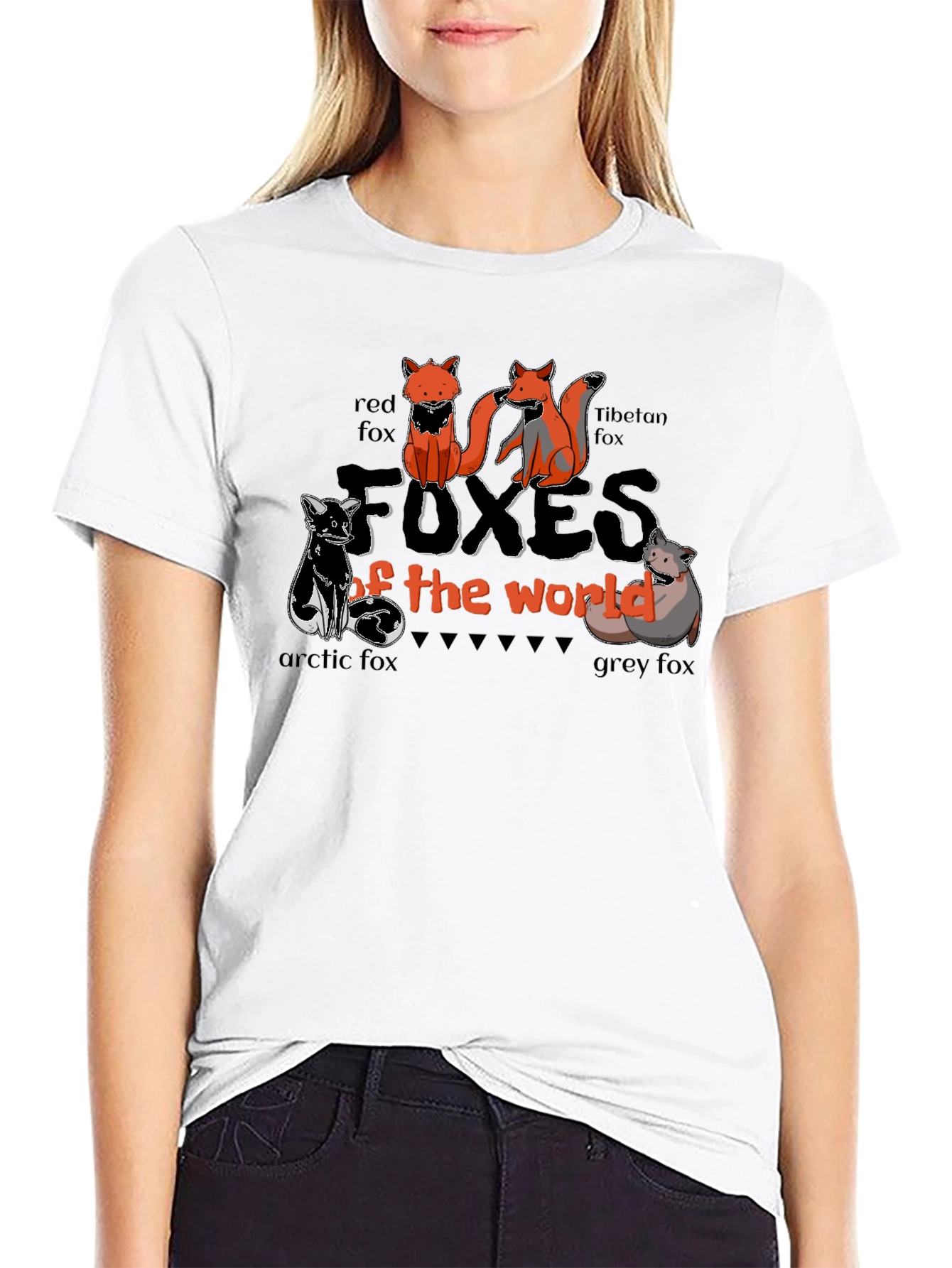 Foxes of the World Graphic T-Shirt