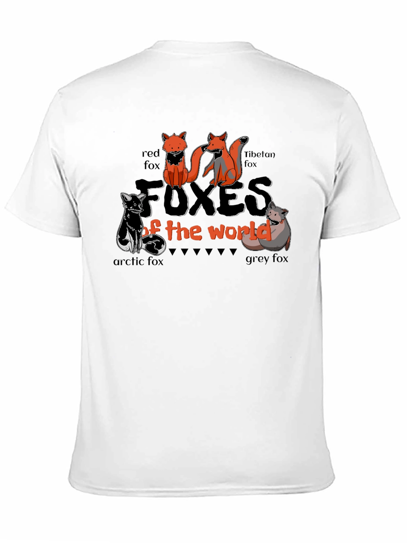 Foxes of the World Graphic T-Shirt
