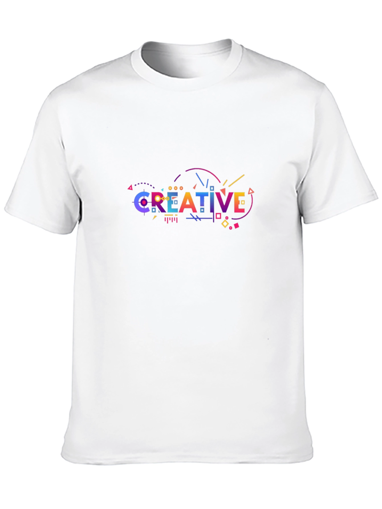 Creative Design Black T-Shirt