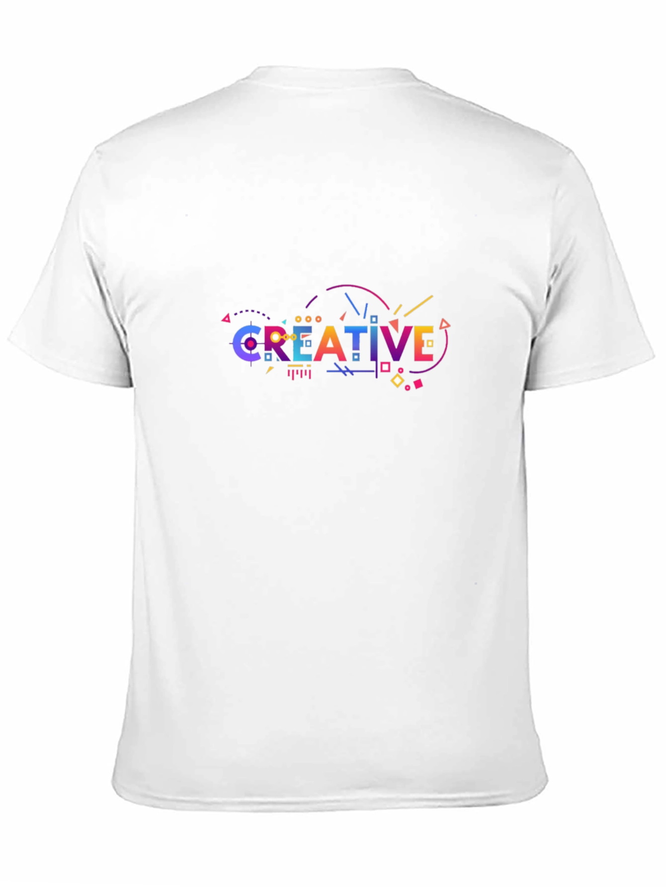 Creative Design Black T-Shirt
