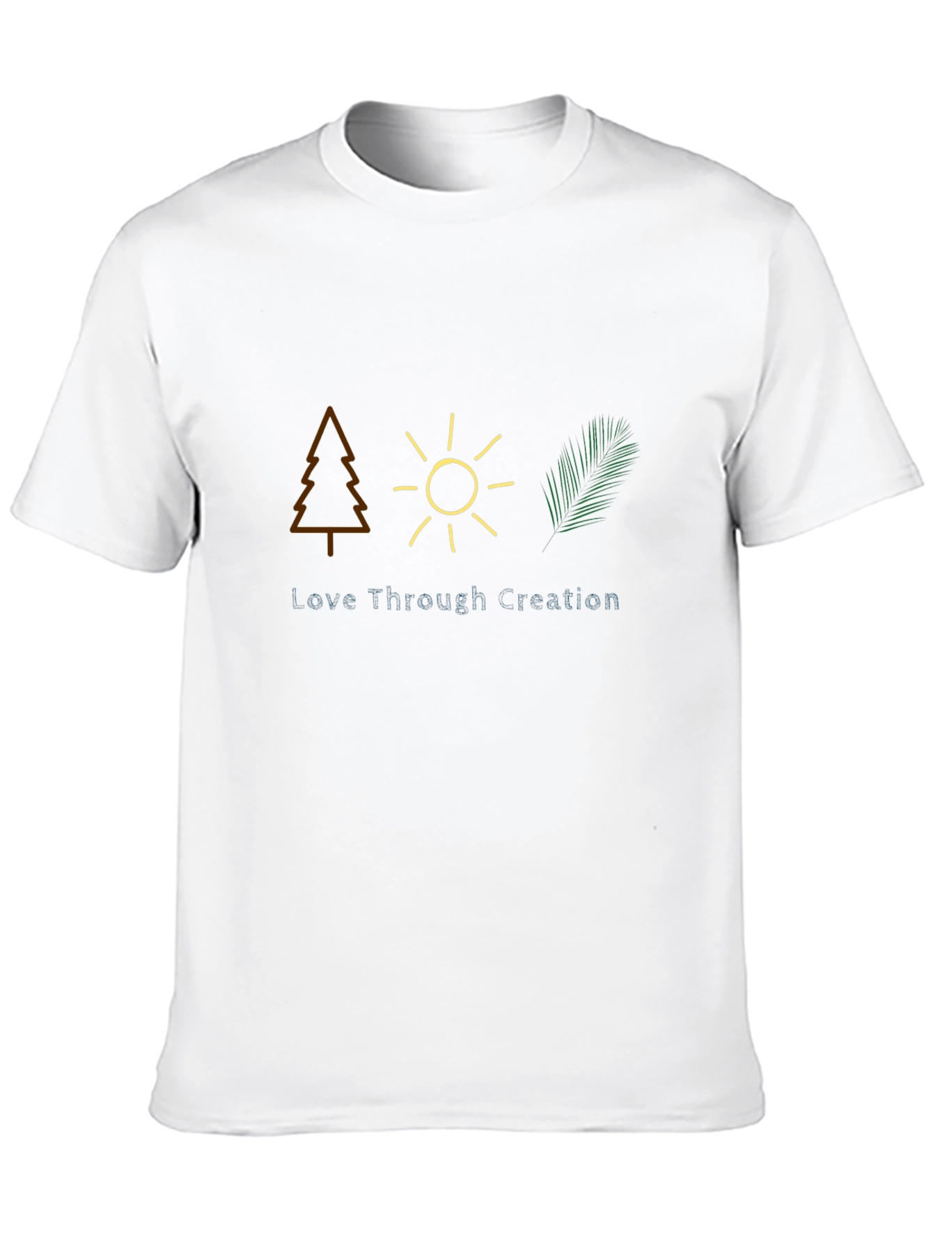 Nature Inspired Graphic Tee - Love Through Creation