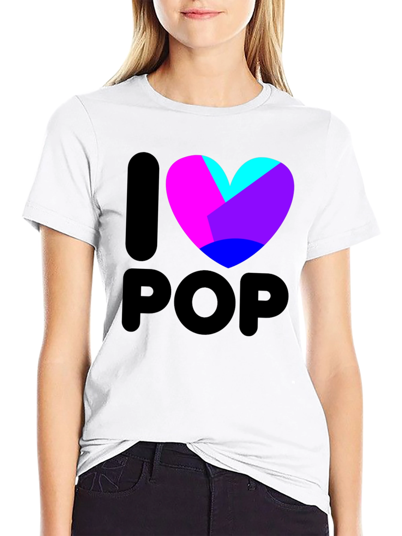 I Heart Pop T-Shirt - Vibrant Graphic Tee