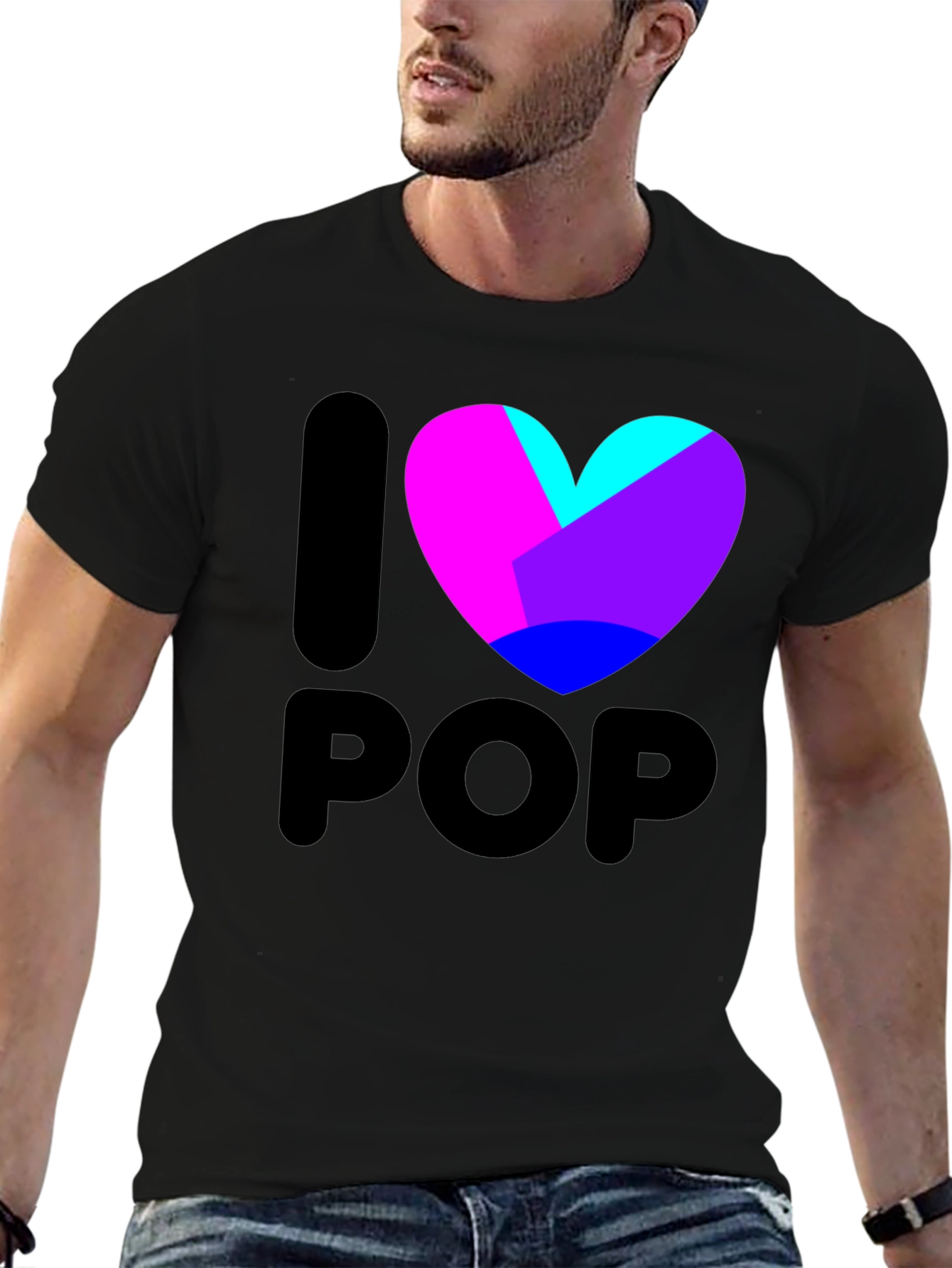 I Heart Pop T-Shirt - Vibrant Graphic Tee