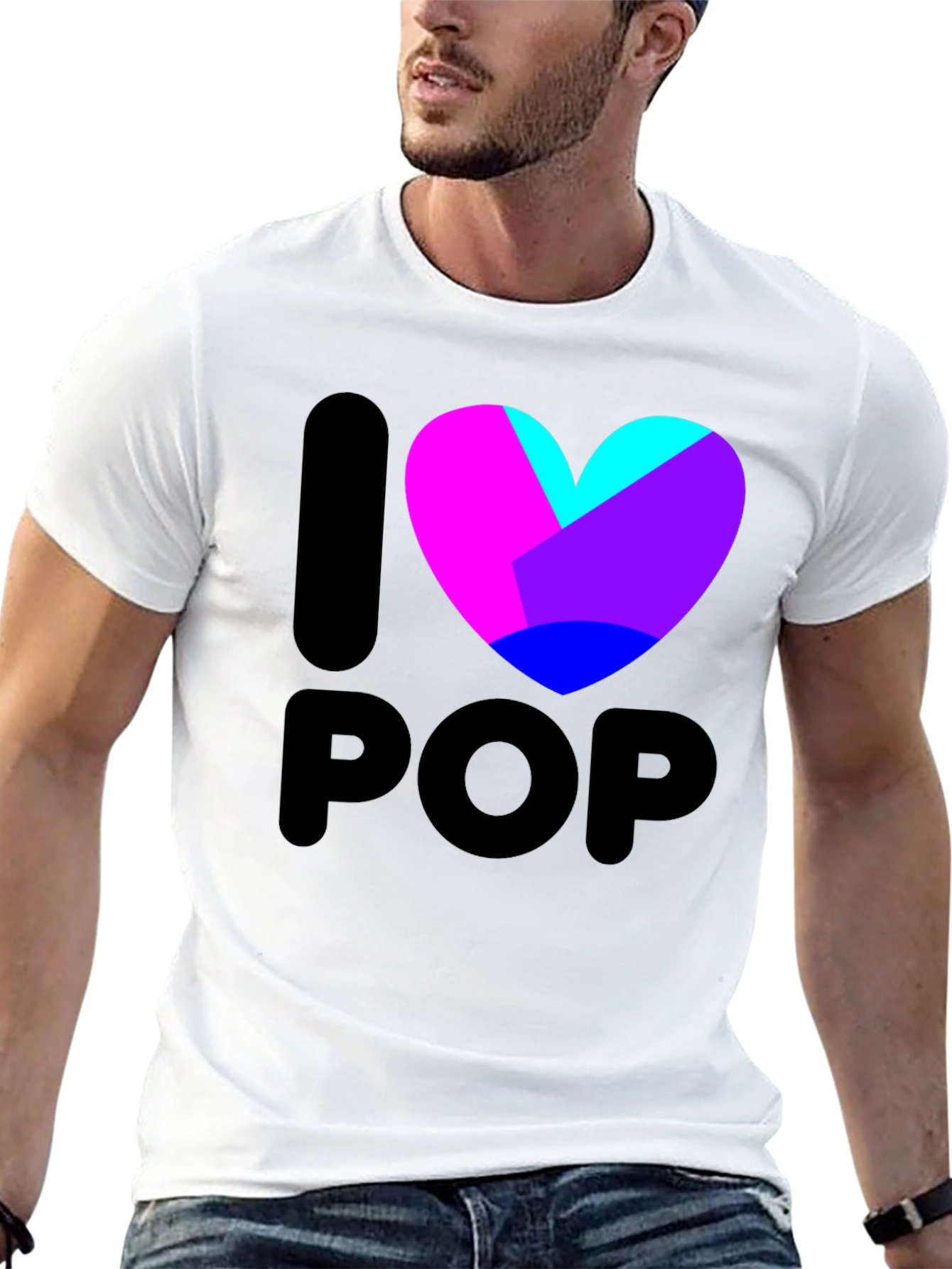 I Heart Pop T-Shirt - Vibrant Graphic Tee