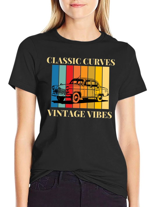 Classic Curves Vintage Vibes Graphic Tee