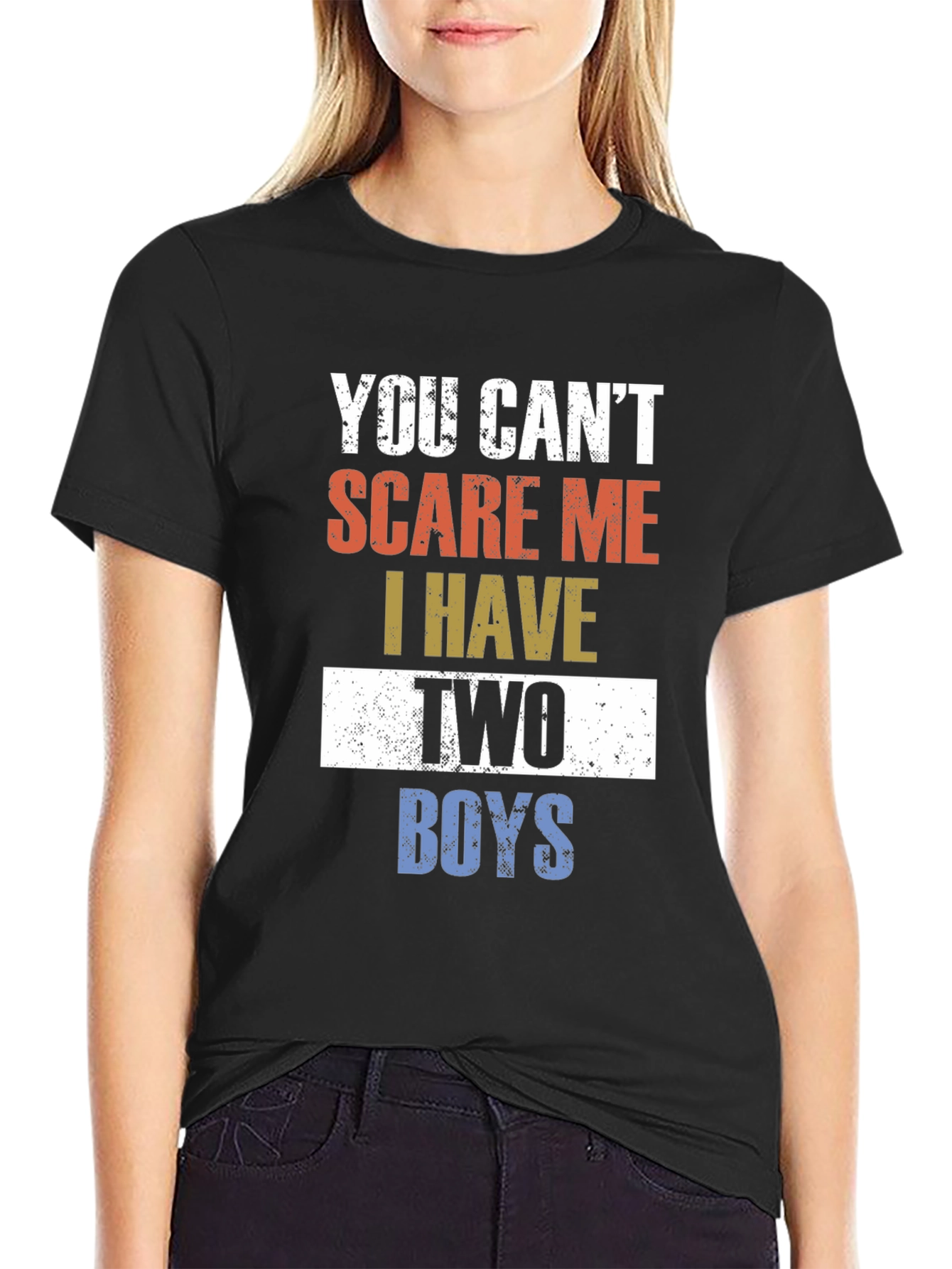 You Cant Scare Me T-Shirt - Two Boys