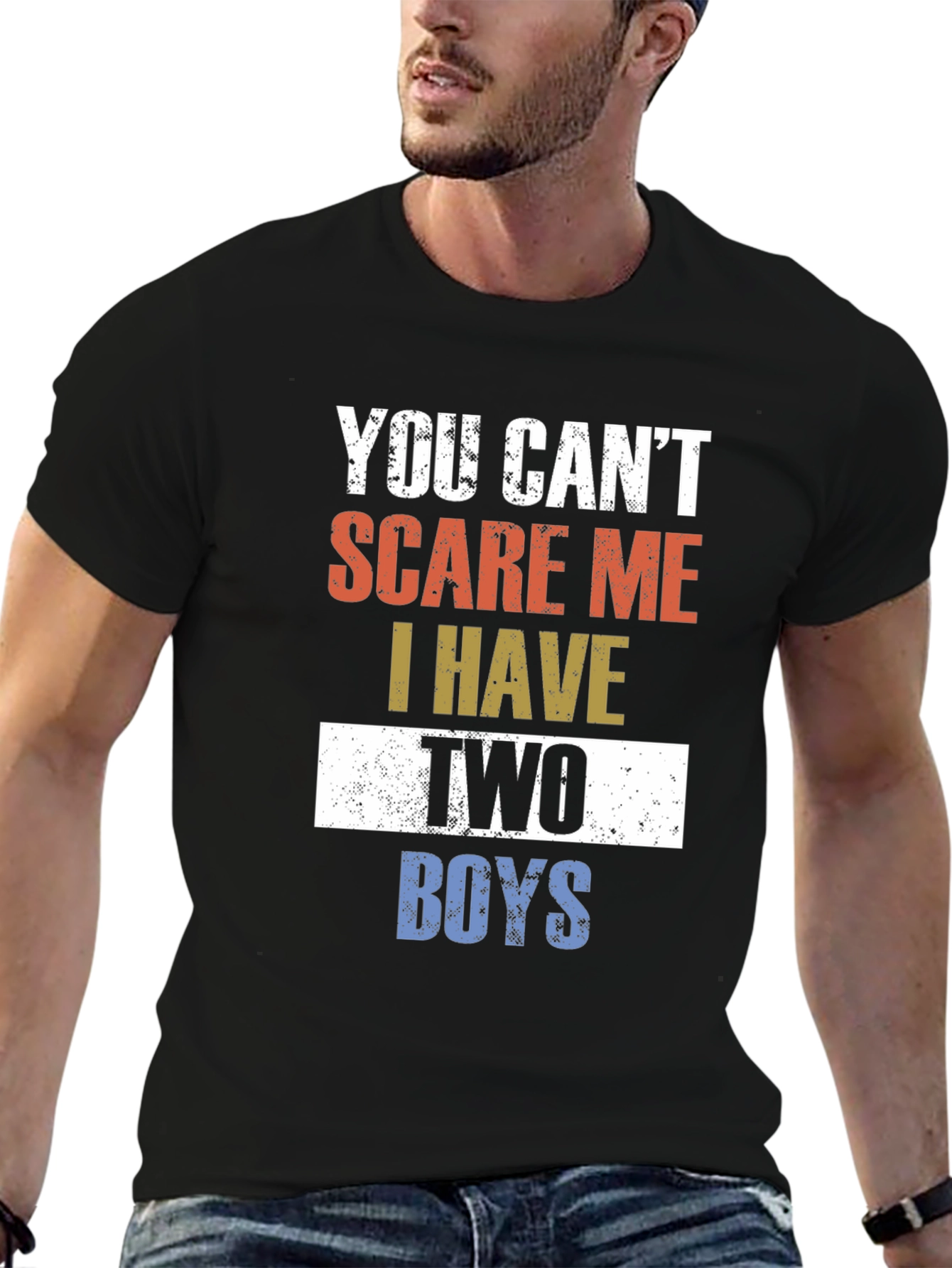 You Cant Scare Me T-Shirt - Two Boys