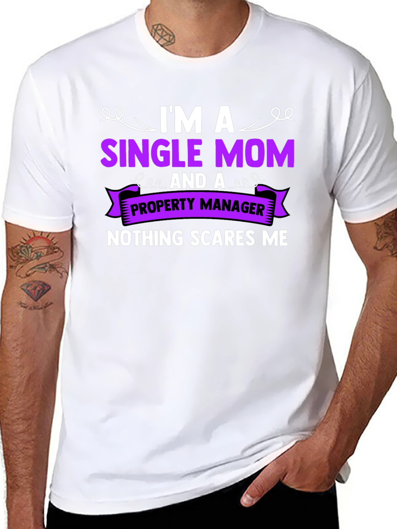 Single Mom Property Manager T-Shirt