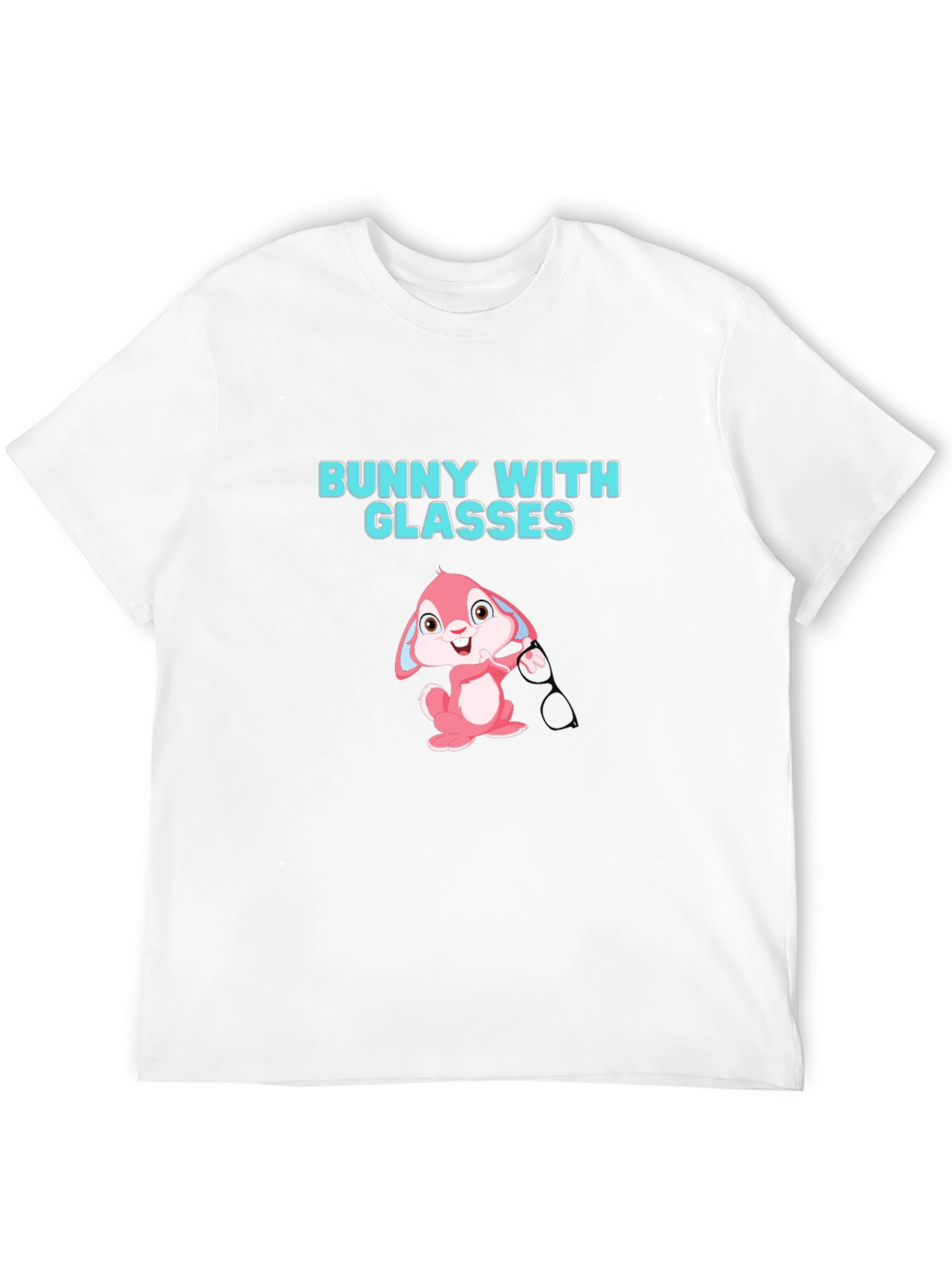 Bunny With Glasses Graphic T-Shirt