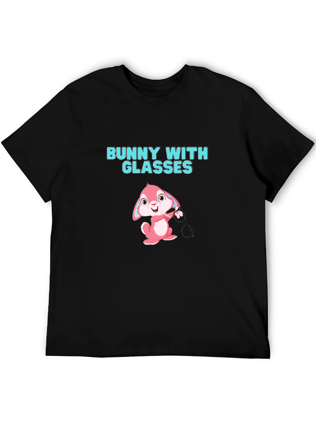 Bunny With Glasses Graphic T-Shirt