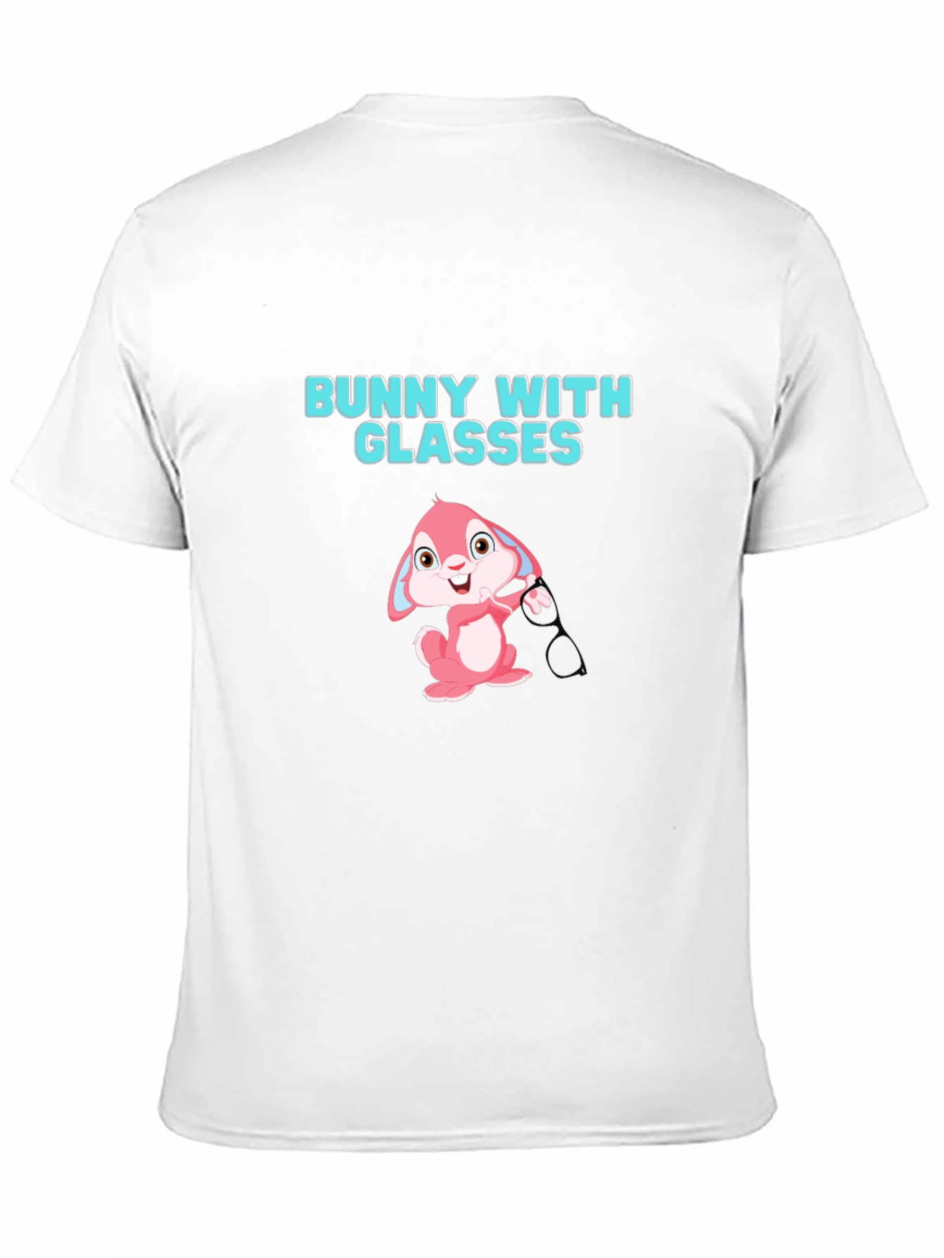 Bunny With Glasses Graphic T-Shirt