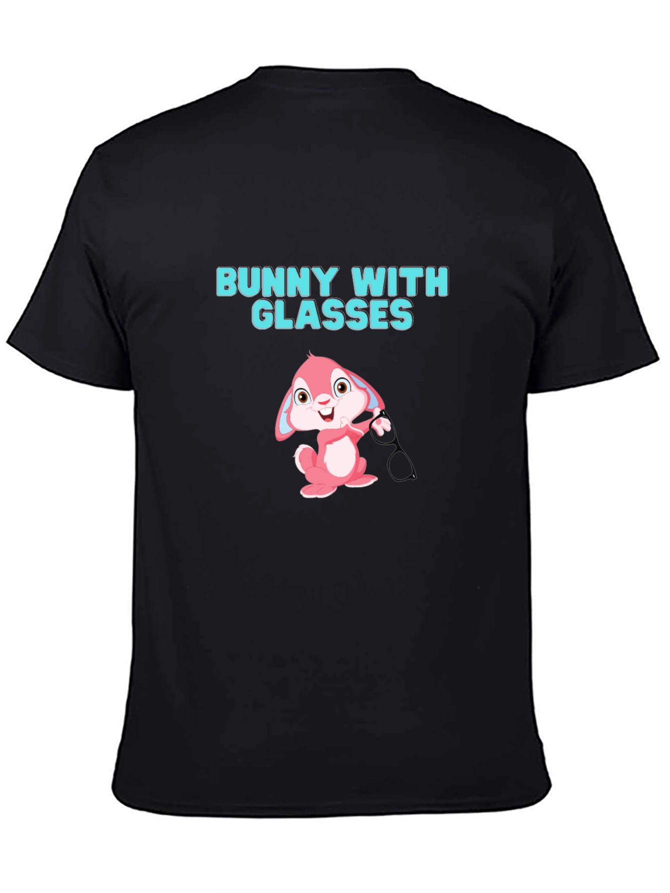 Bunny With Glasses Graphic T-Shirt