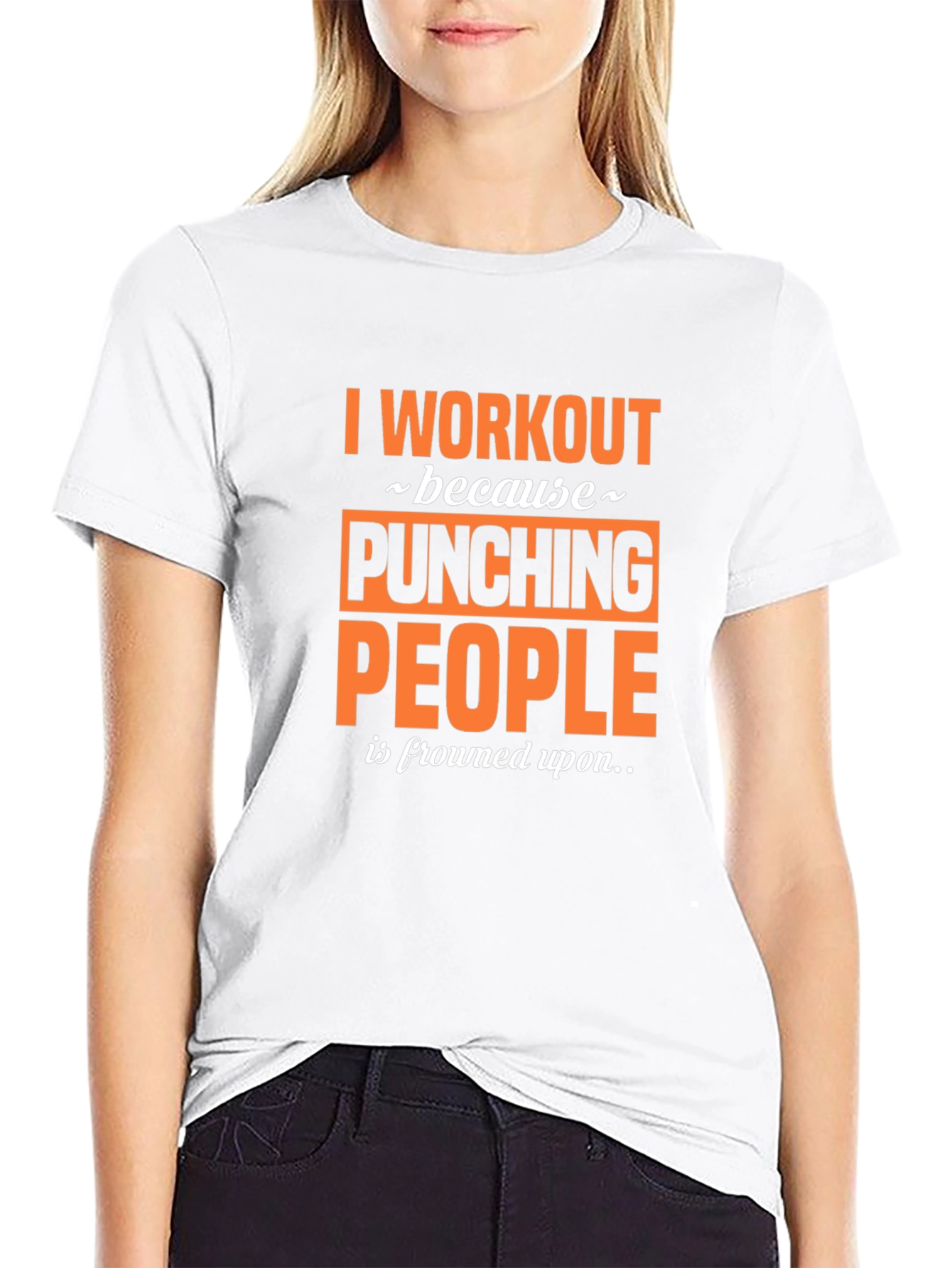 Workout Motivation Tee - Punching People