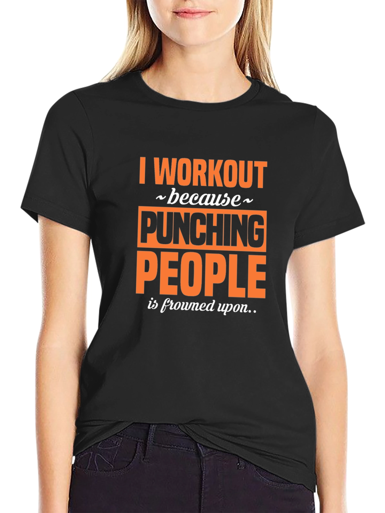Workout Motivation Tee - Punching People