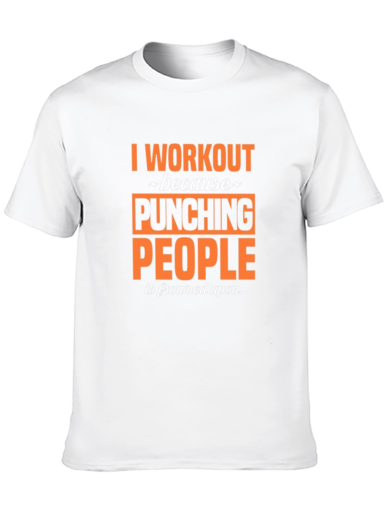 Workout Motivation Tee - Punching People