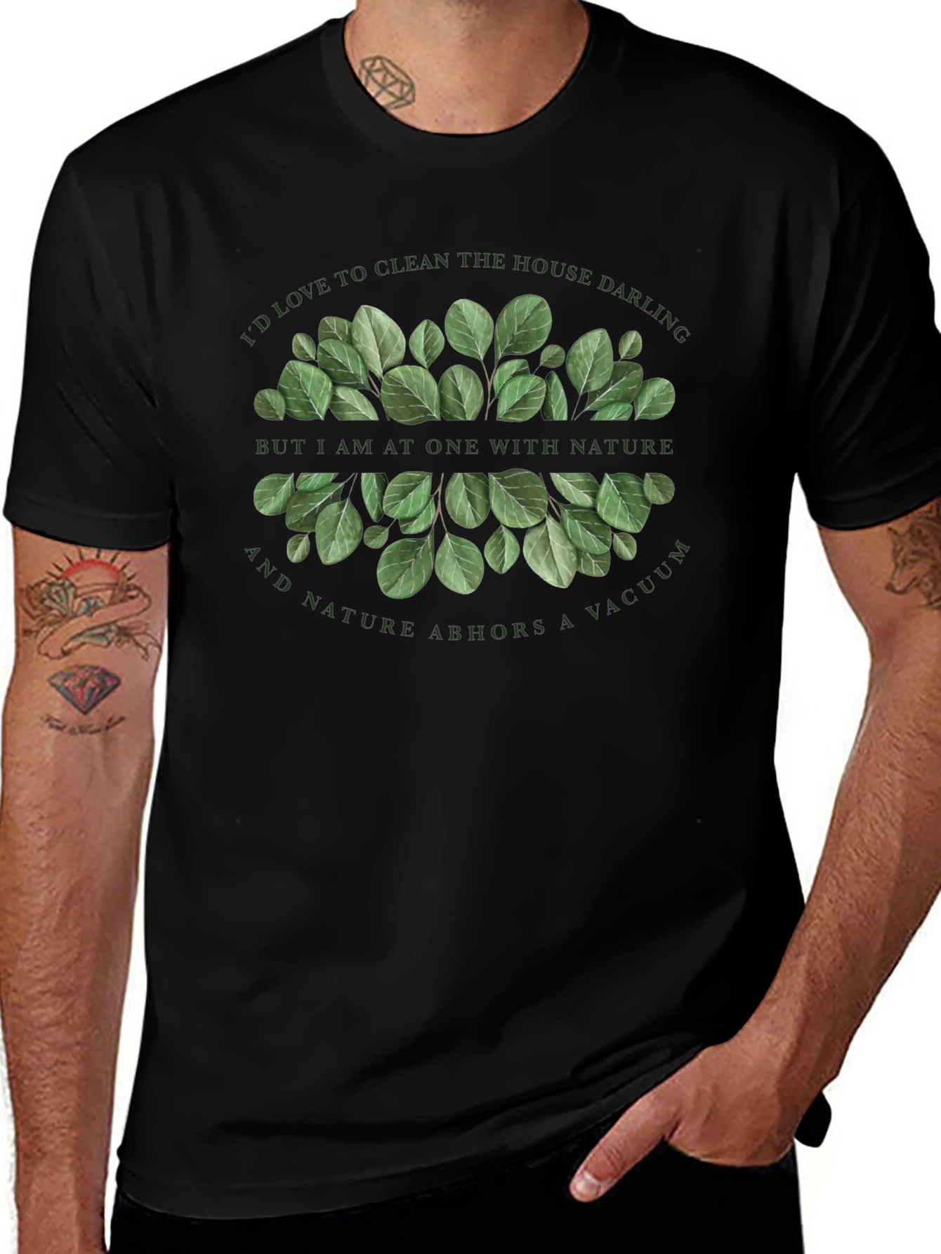 Nature Lover T-Shirt - Id Love to Clean!