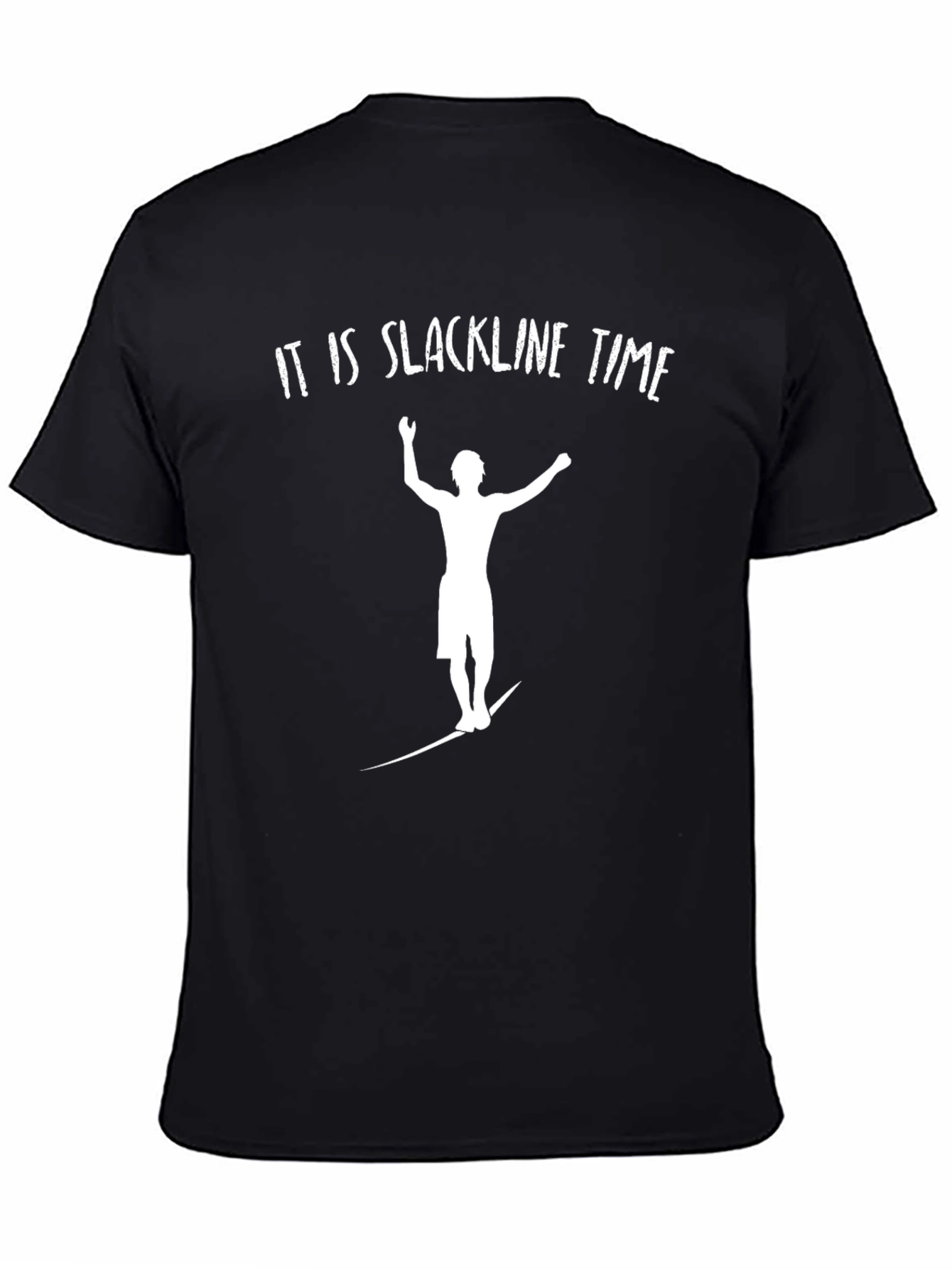 Slackline Time Black T-Shirt