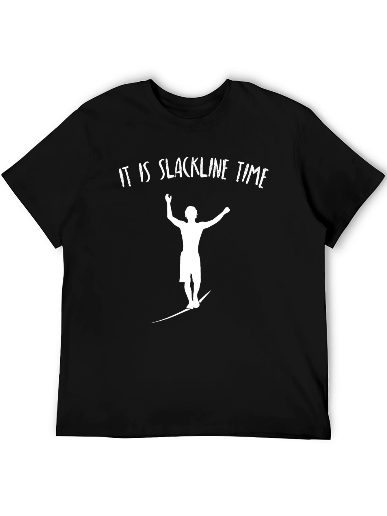 Slackline Time Black T-Shirt