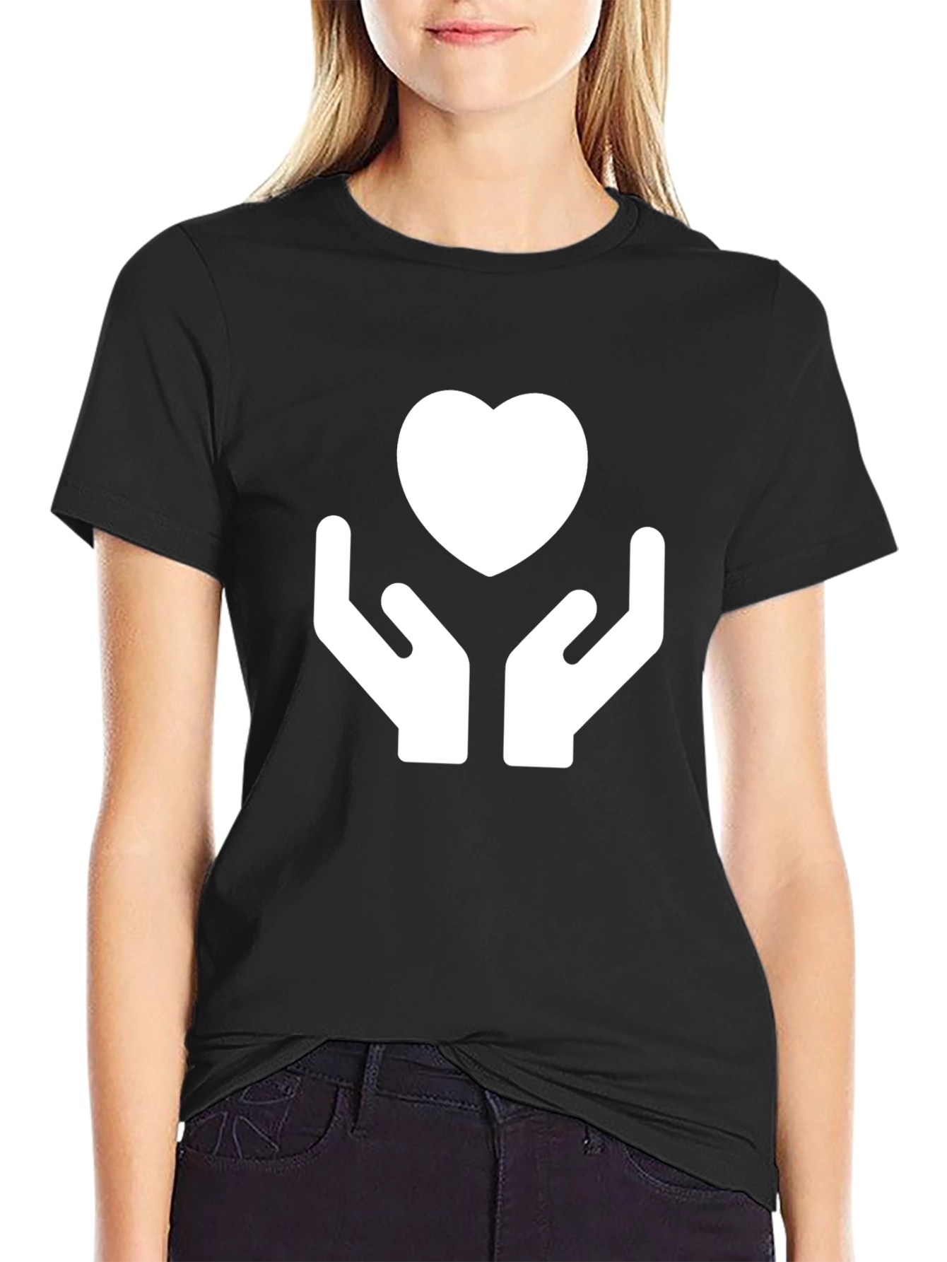 Heart in Hands Graphic Tee - Unisex Casual Shirt