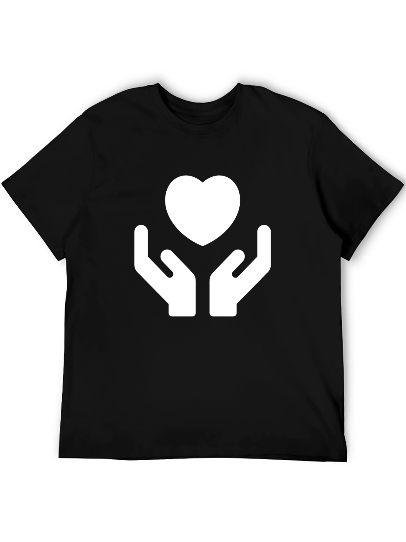 Heart in Hands Graphic Tee - Unisex Casual Shirt