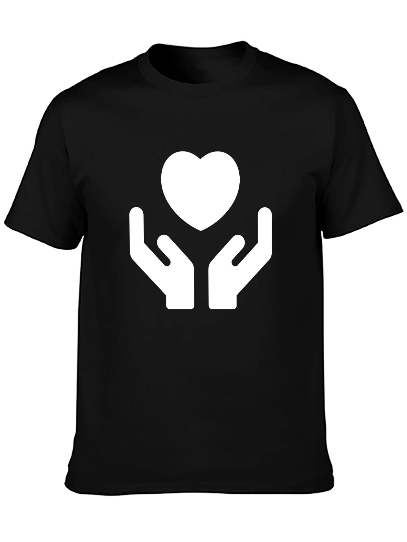 Heart in Hands Graphic Tee - Unisex Casual Shirt