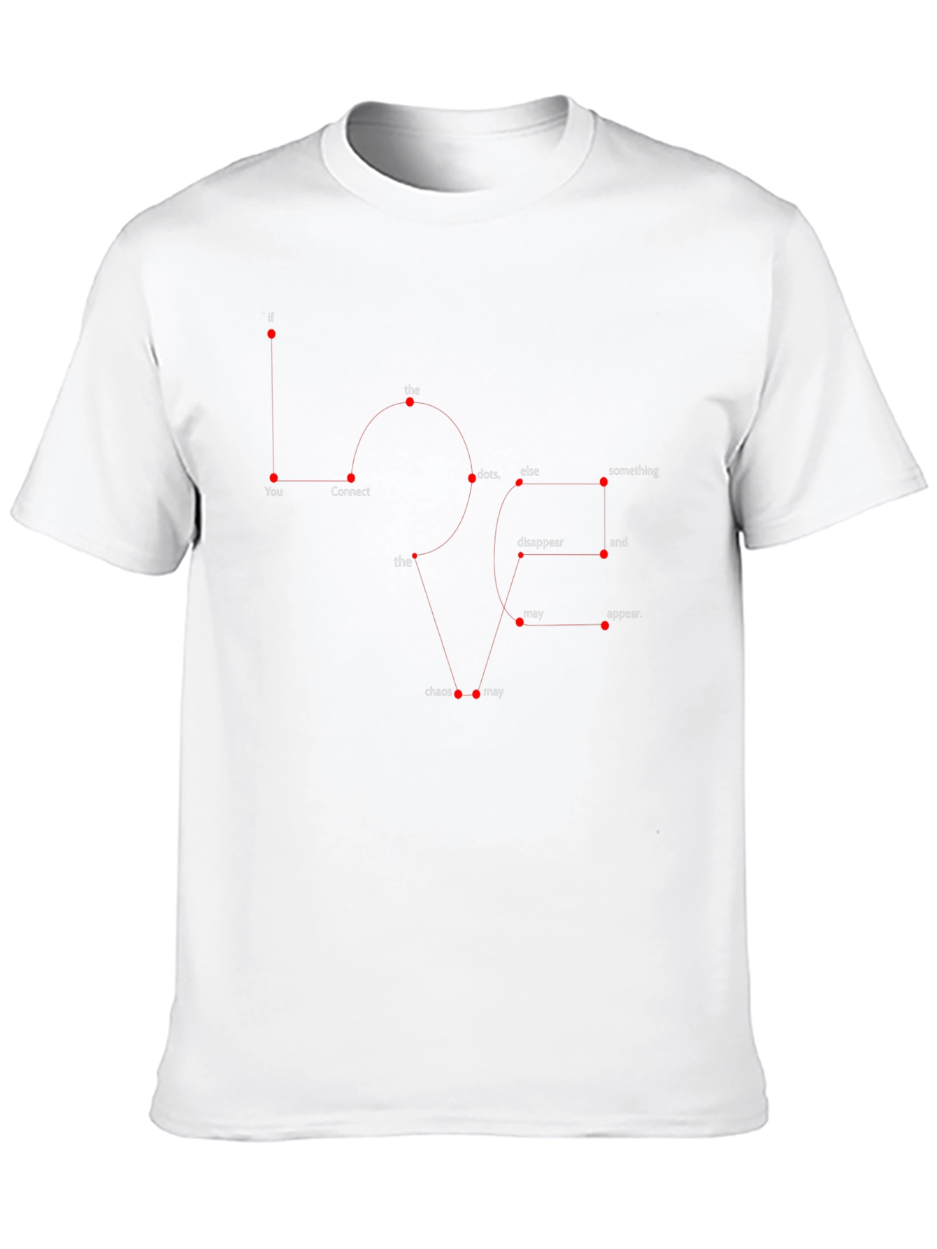 Abstract Graphic Mens Black T-Shirt