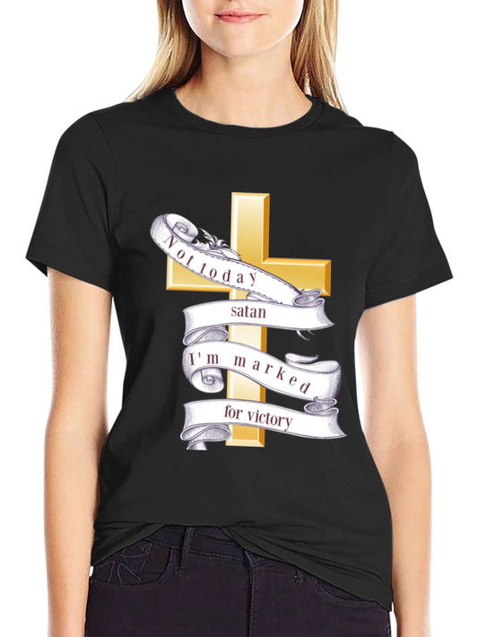Not Today Satan Christian T-Shirt