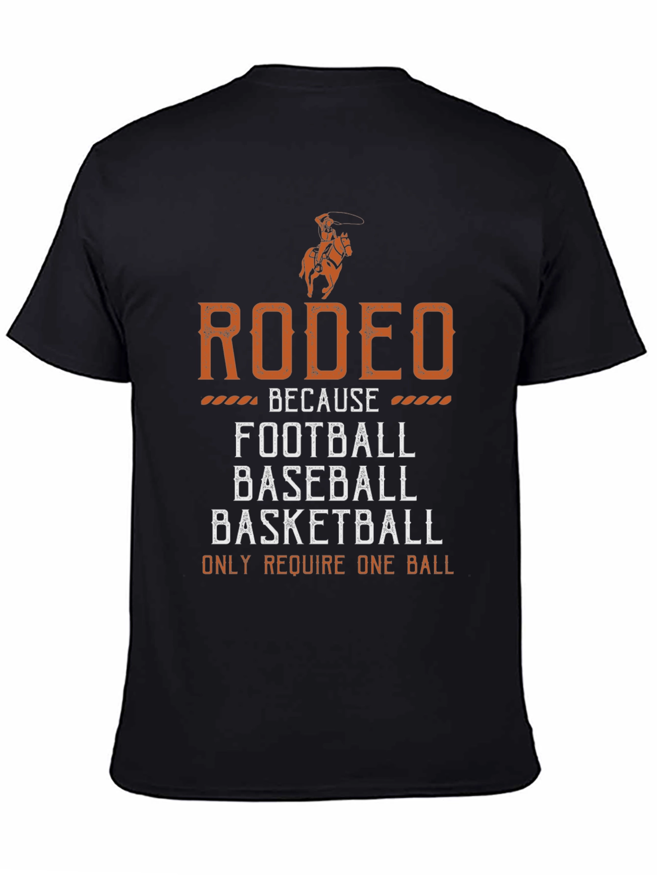 Rodeo One Ball T-Shirt - Cowboy Graphic Tee