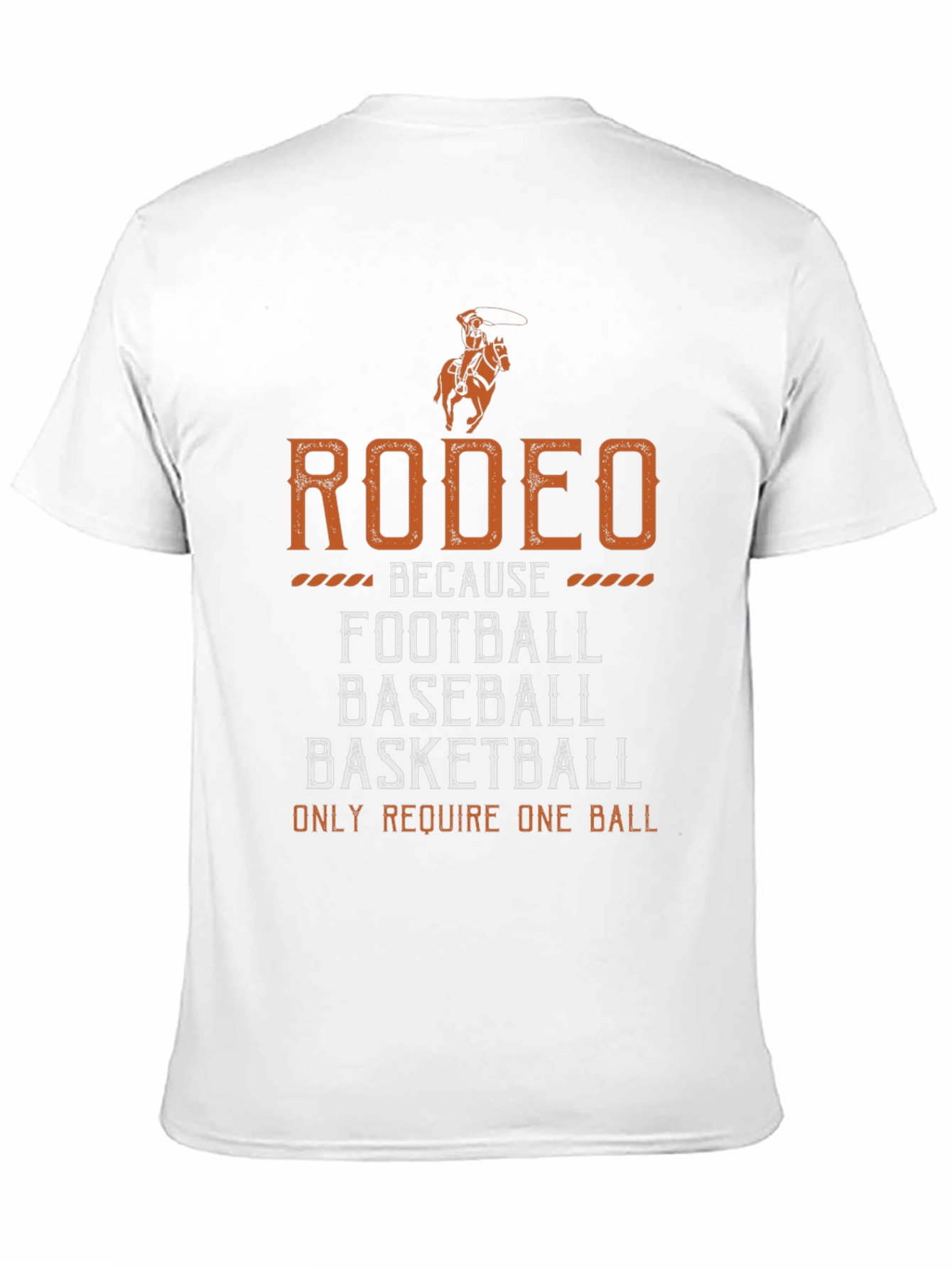 Rodeo One Ball T-Shirt - Cowboy Graphic Tee