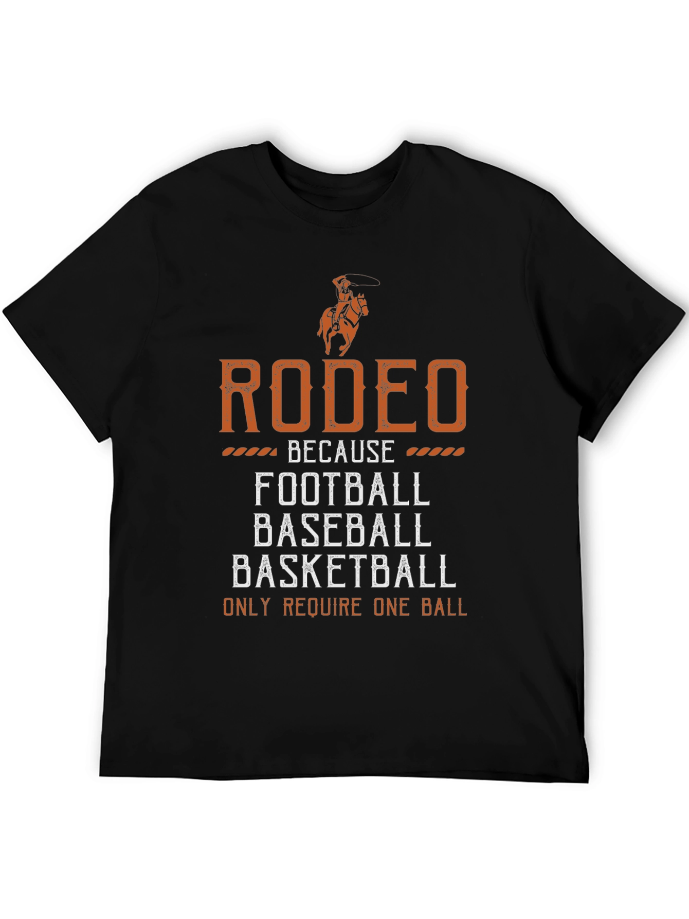 Rodeo One Ball T-Shirt - Cowboy Graphic Tee
