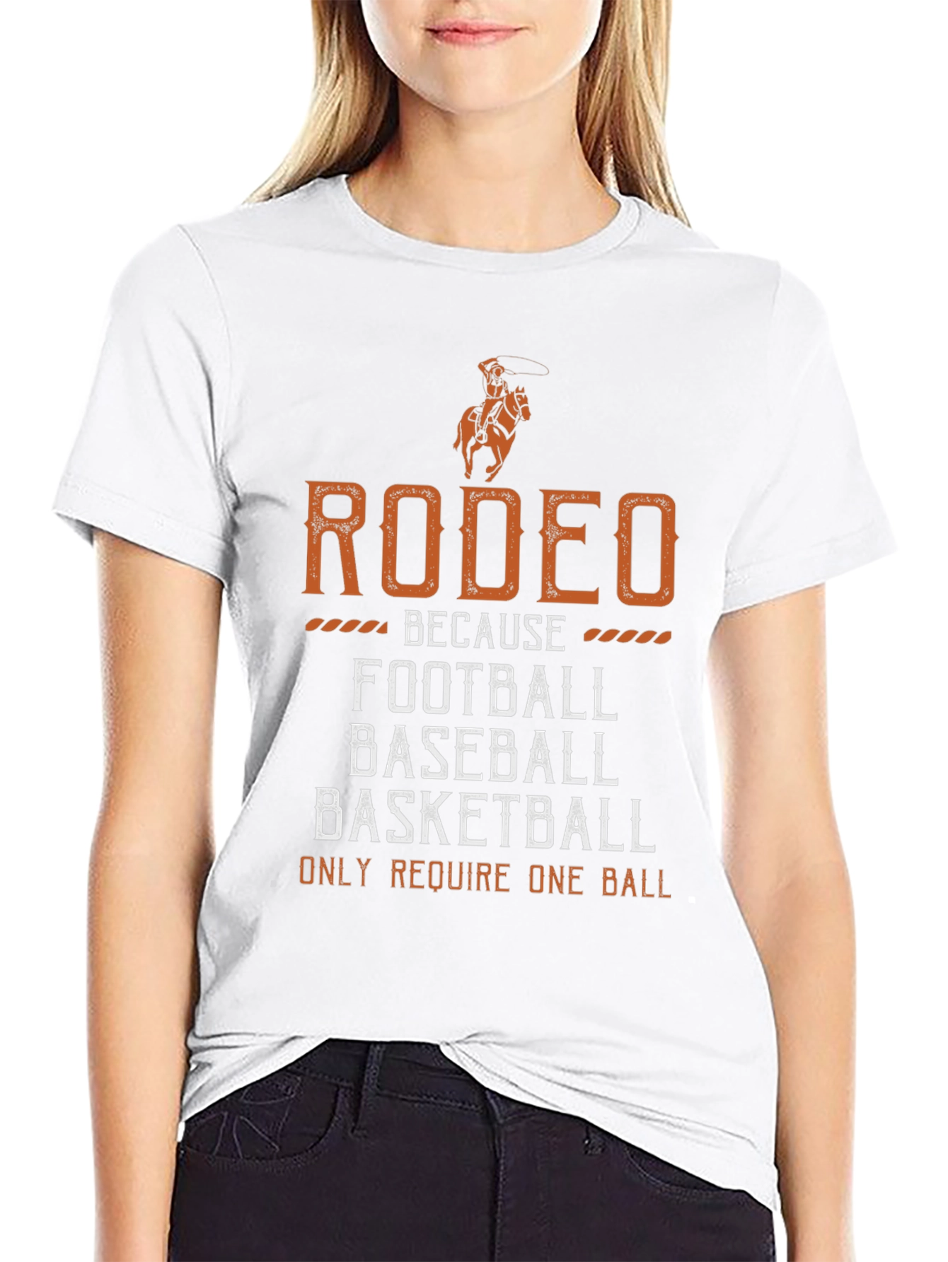 Rodeo One Ball T-Shirt - Cowboy Graphic Tee
