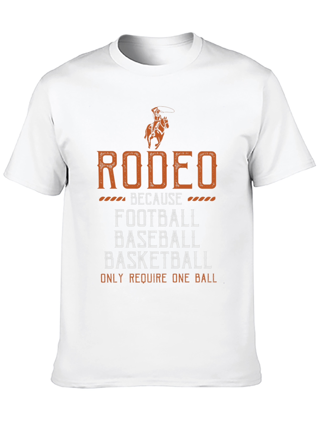 Rodeo One Ball T-Shirt - Cowboy Graphic Tee