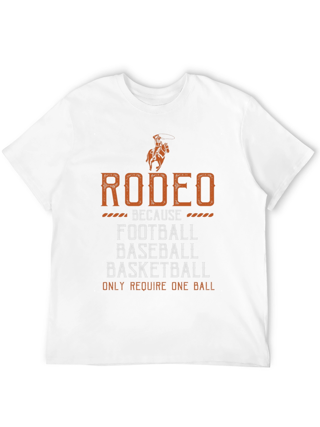 Rodeo One Ball T-Shirt - Cowboy Graphic Tee