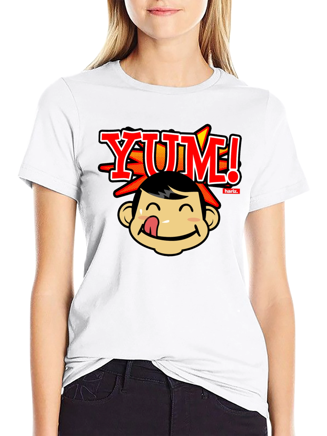 YUM! Graphic T-Shirt - Black Cotton Tee