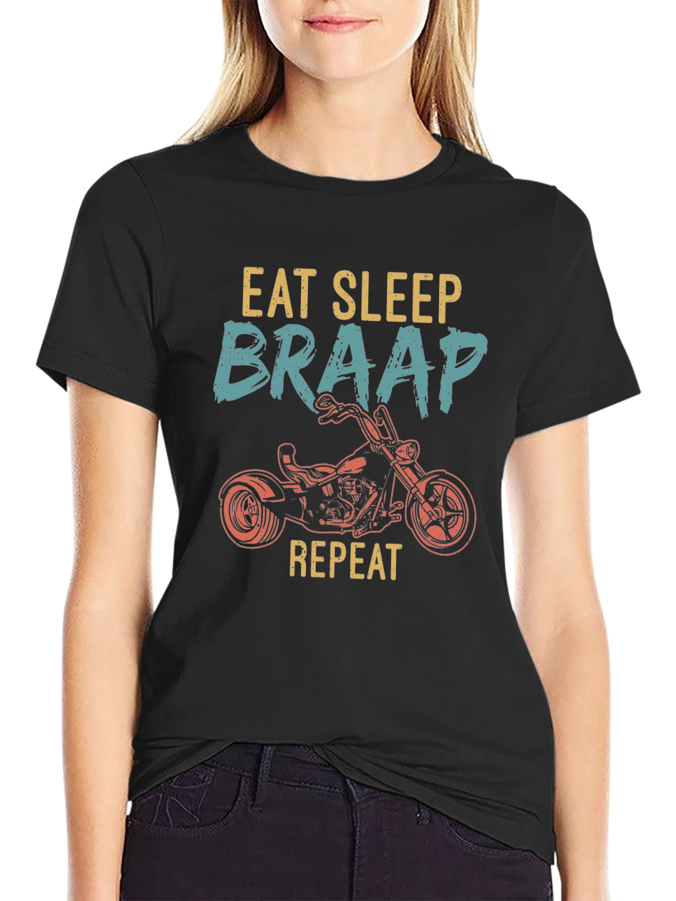 Eat Sleep Braap Repeat T-Shirt