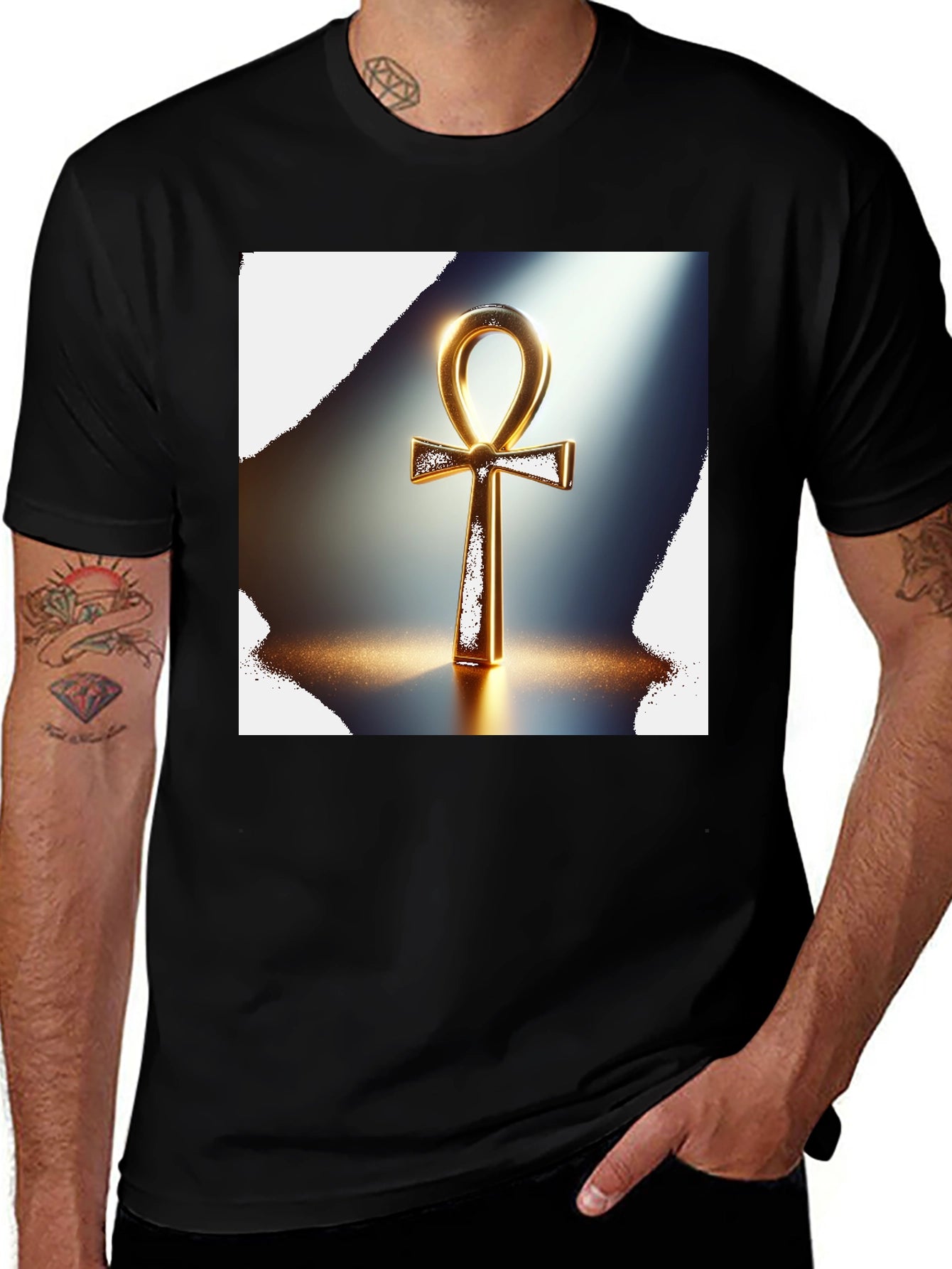 Ankh Graphic Tee - Egyptian Symbol