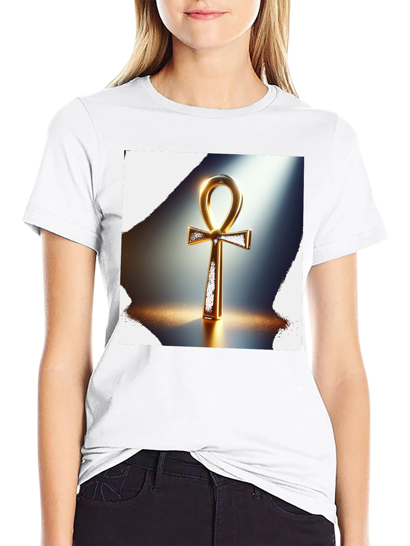 Ankh Graphic Tee - Egyptian Symbol