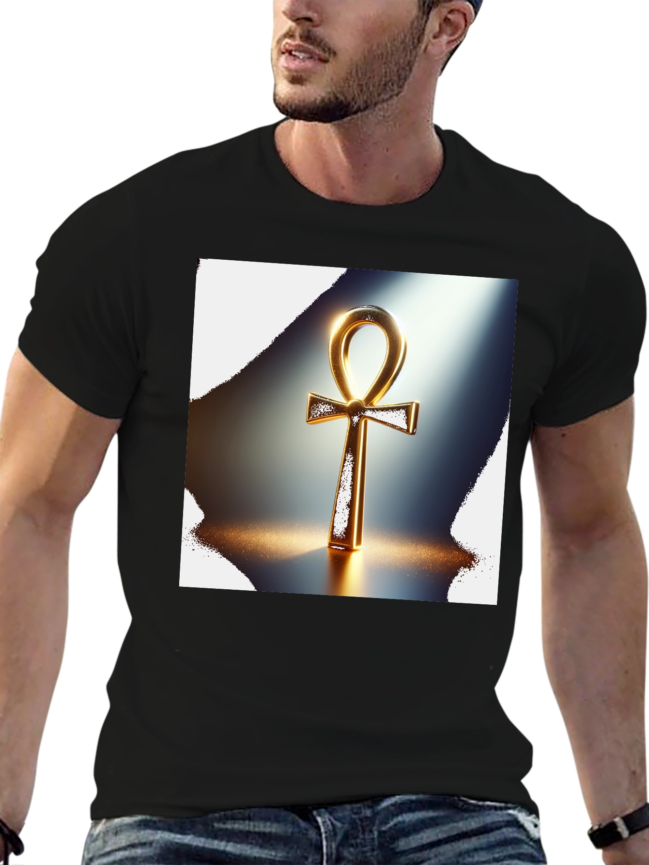 Ankh Graphic Tee - Egyptian Symbol