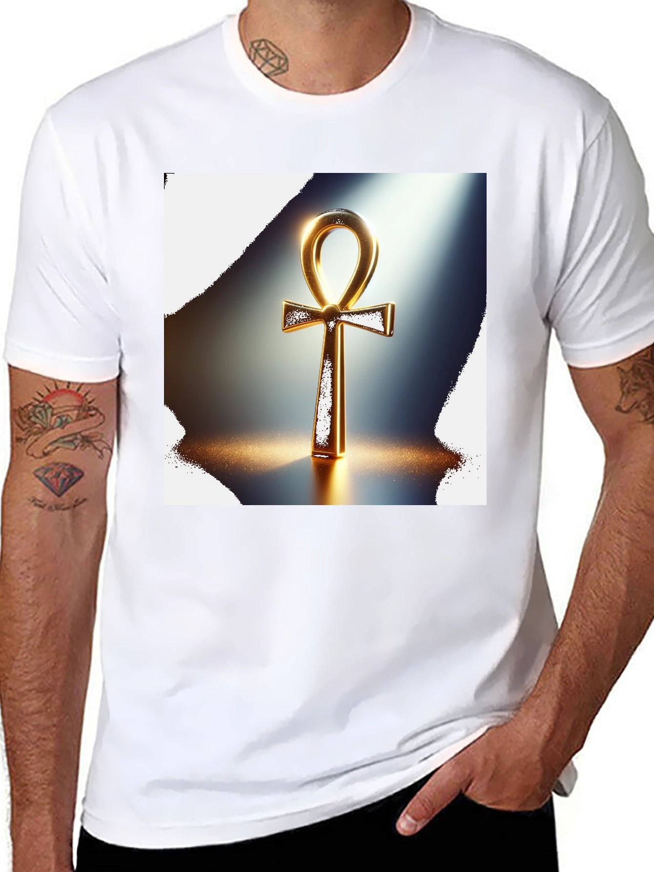 Ankh Graphic Tee - Egyptian Symbol