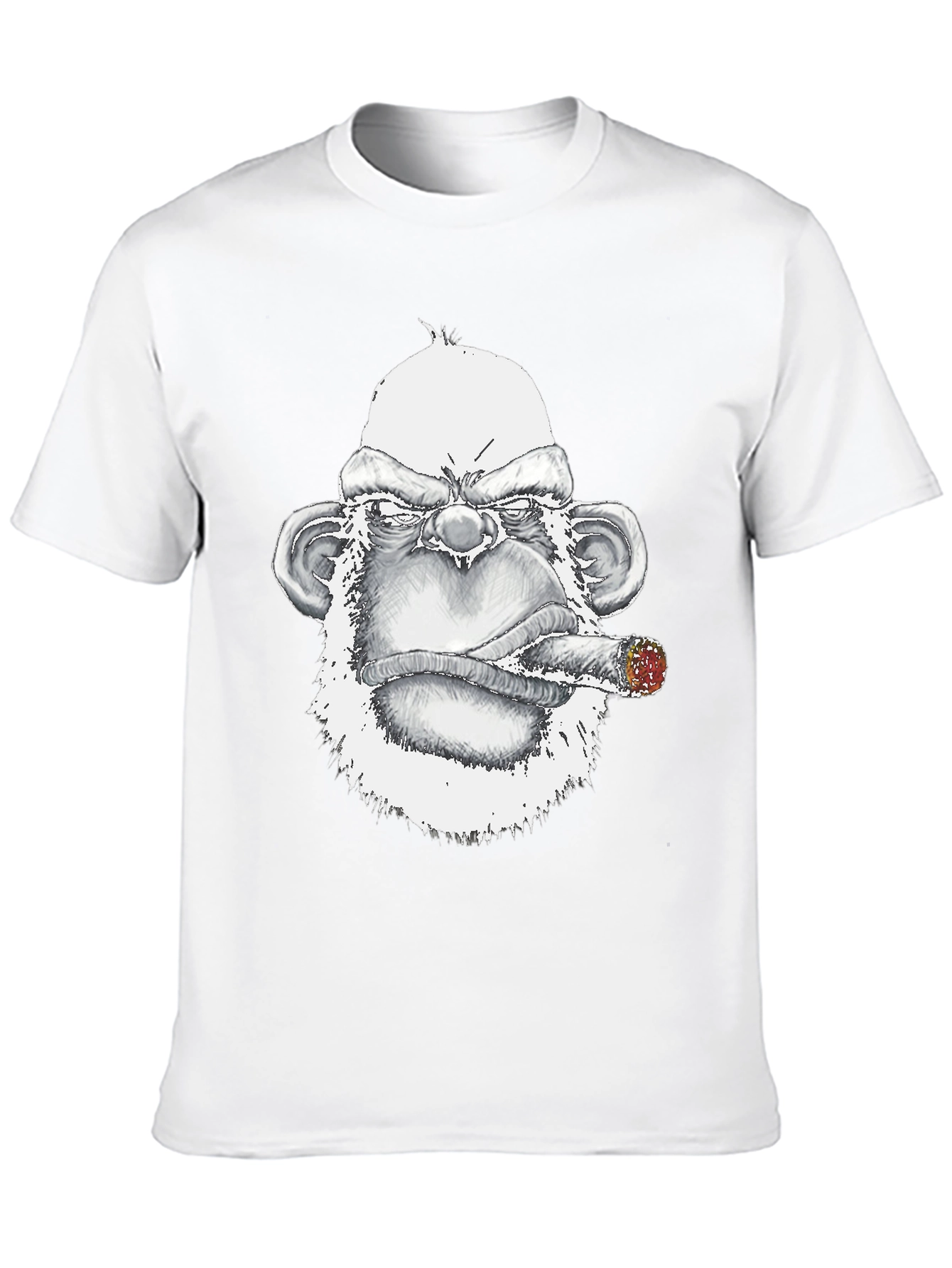 Grumpy Gorilla Tee: Bold Graphic Print