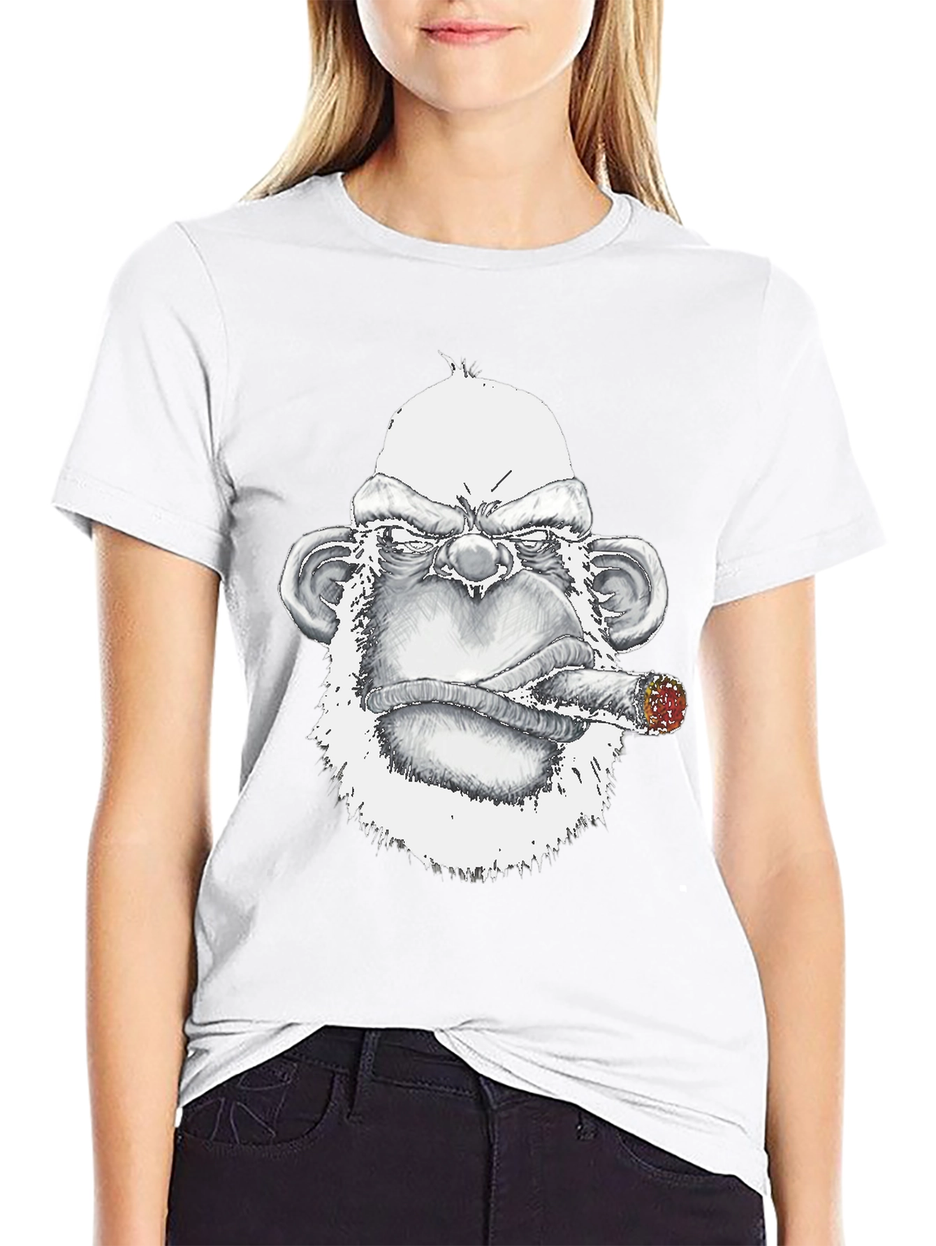 Grumpy Gorilla Tee: Bold Graphic Print