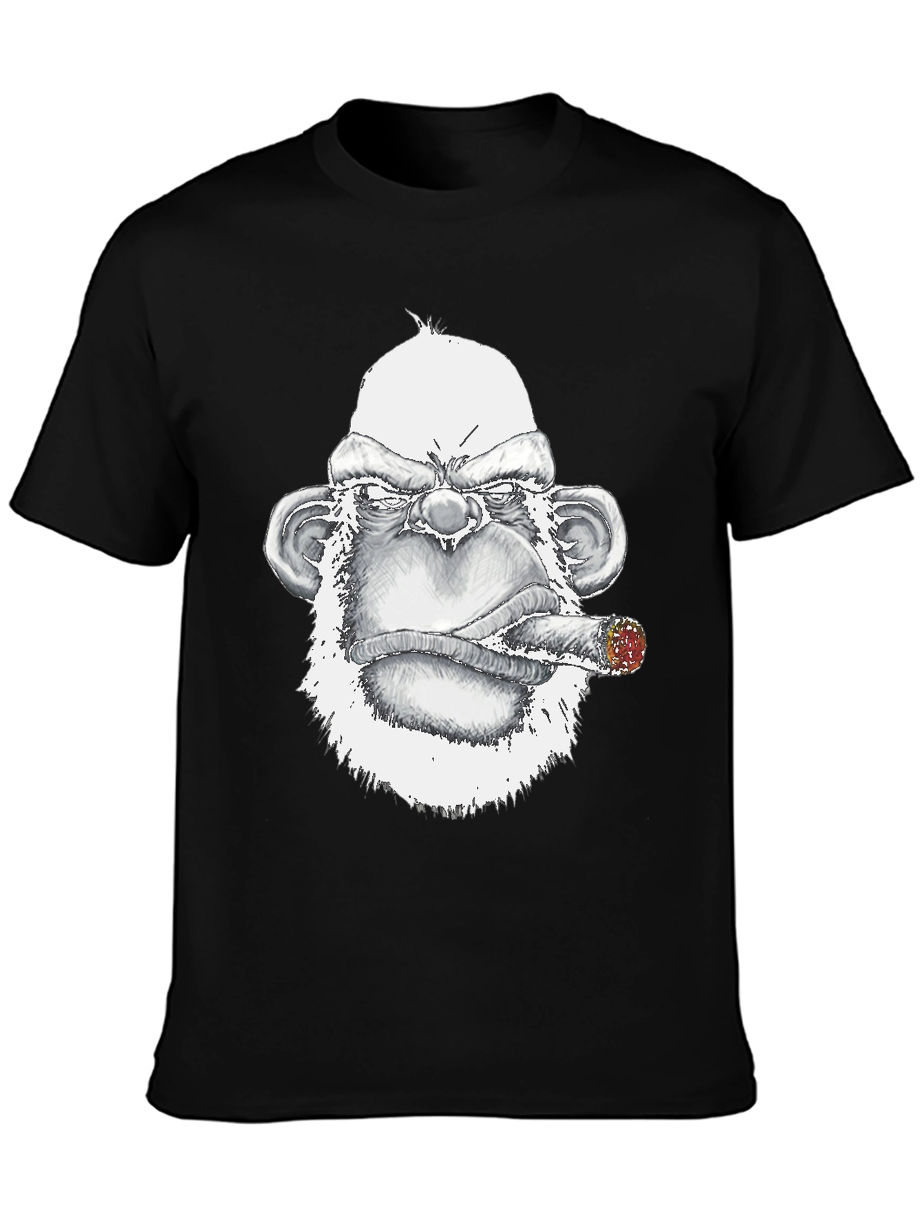 Grumpy Gorilla Tee: Bold Graphic Print