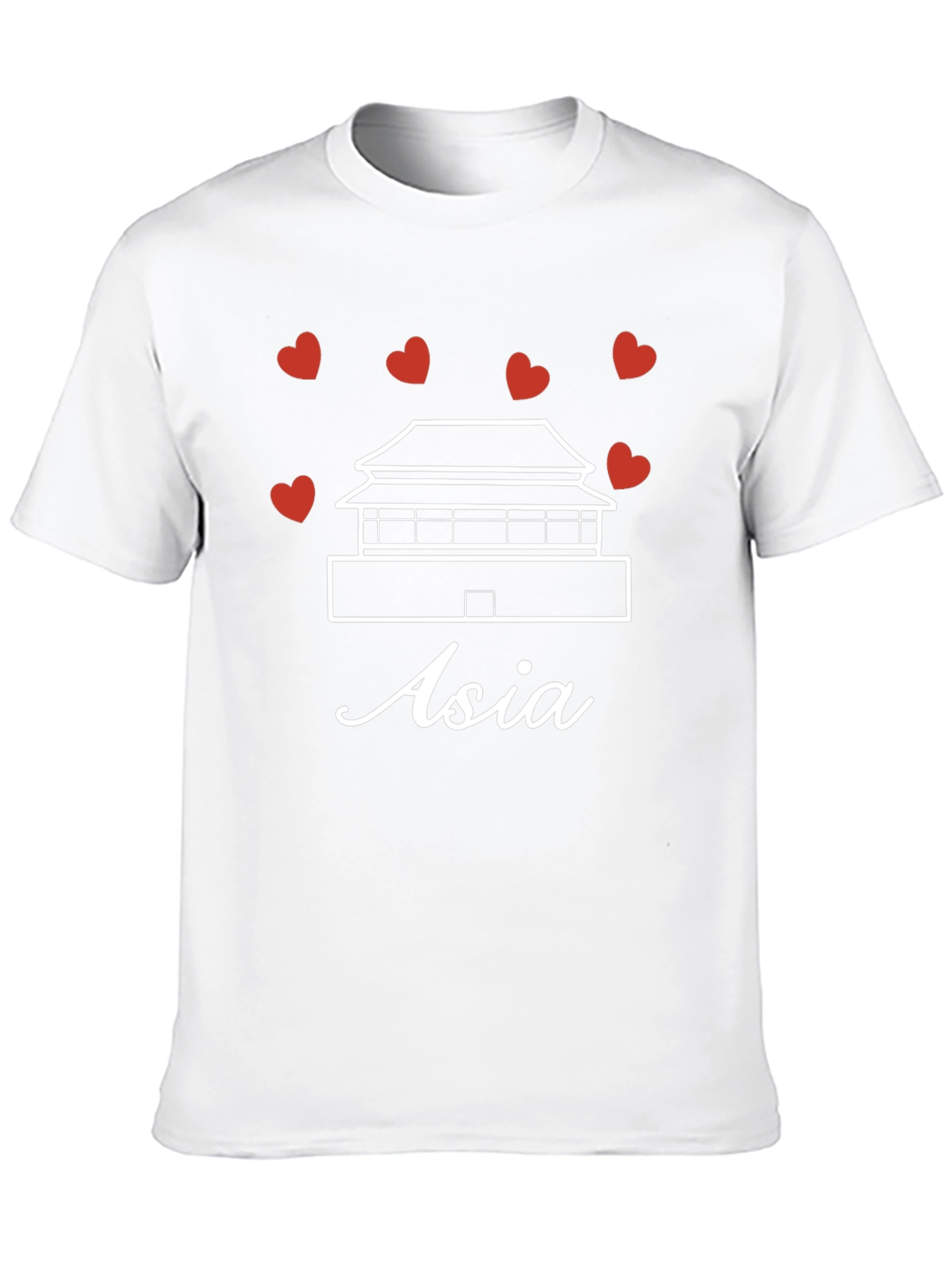 Asia Graphic T-Shirt - Black - Unisex